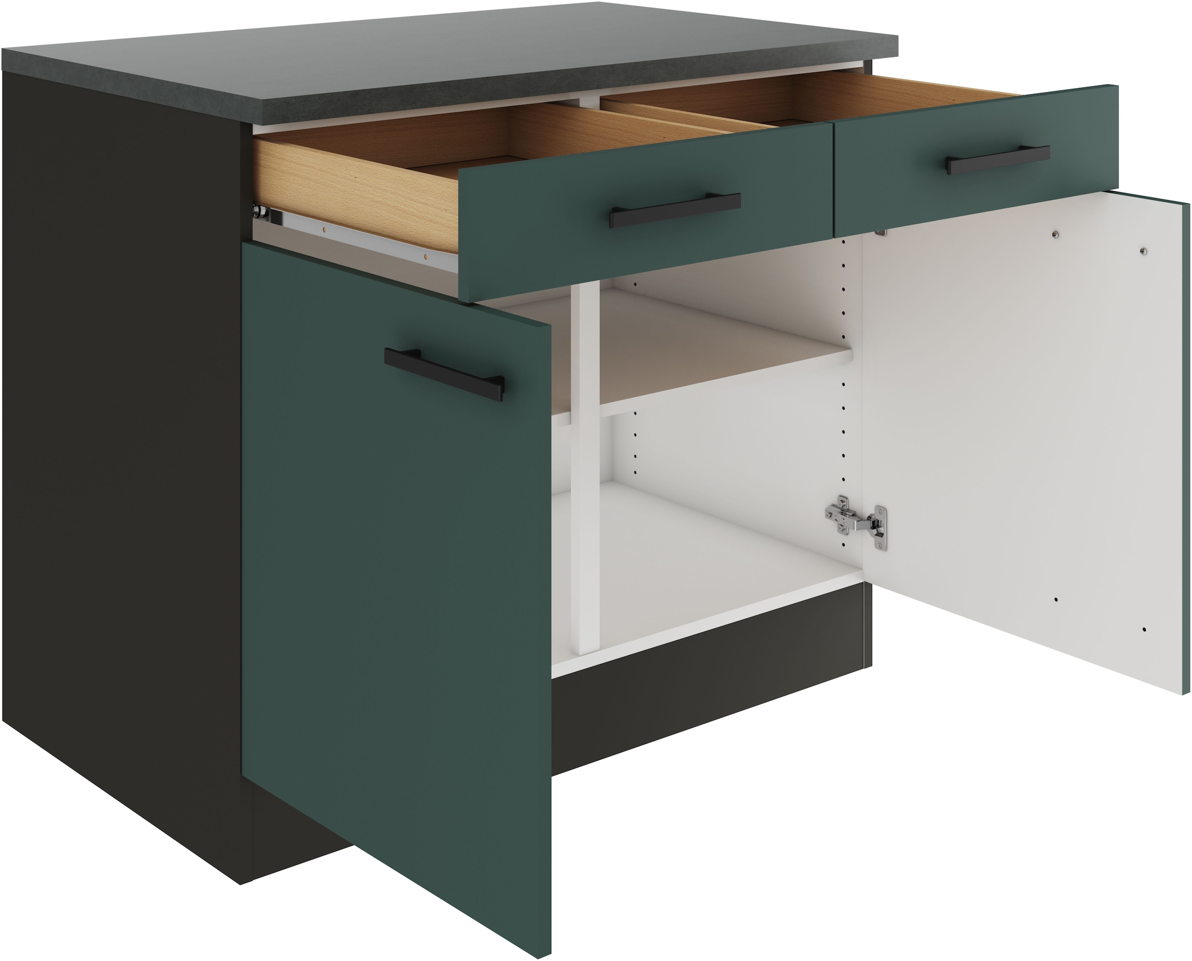 OPTIFIT Unterschrank »Palma«, Breite 100 cm, mit 2 Türen und 2 Schubkästen
