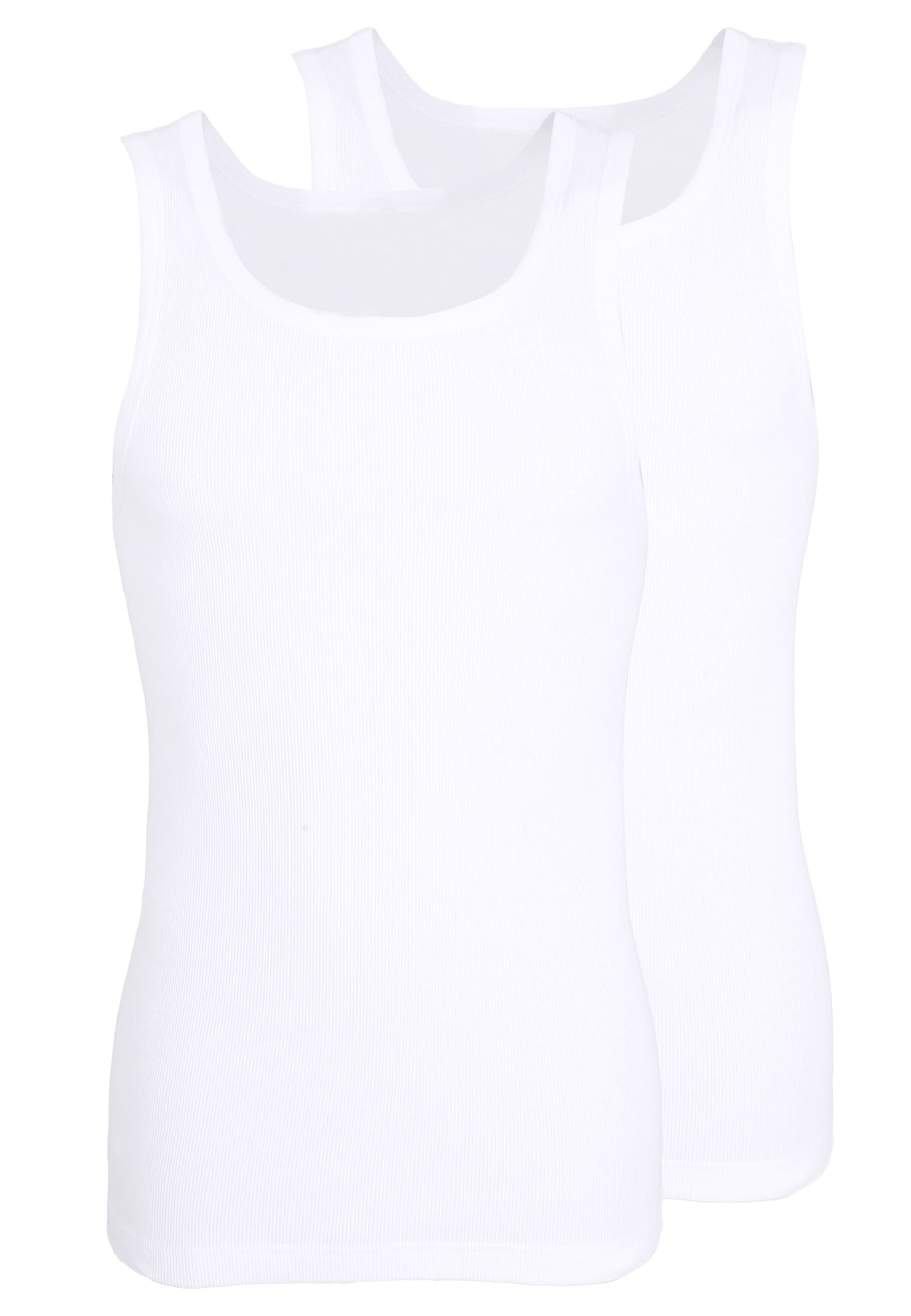 TOM TAILOR Tanktop »Montana« 2er Pack, Rundhalsausschnitt, slim fit, basic, elastisch, hüftbedeckend