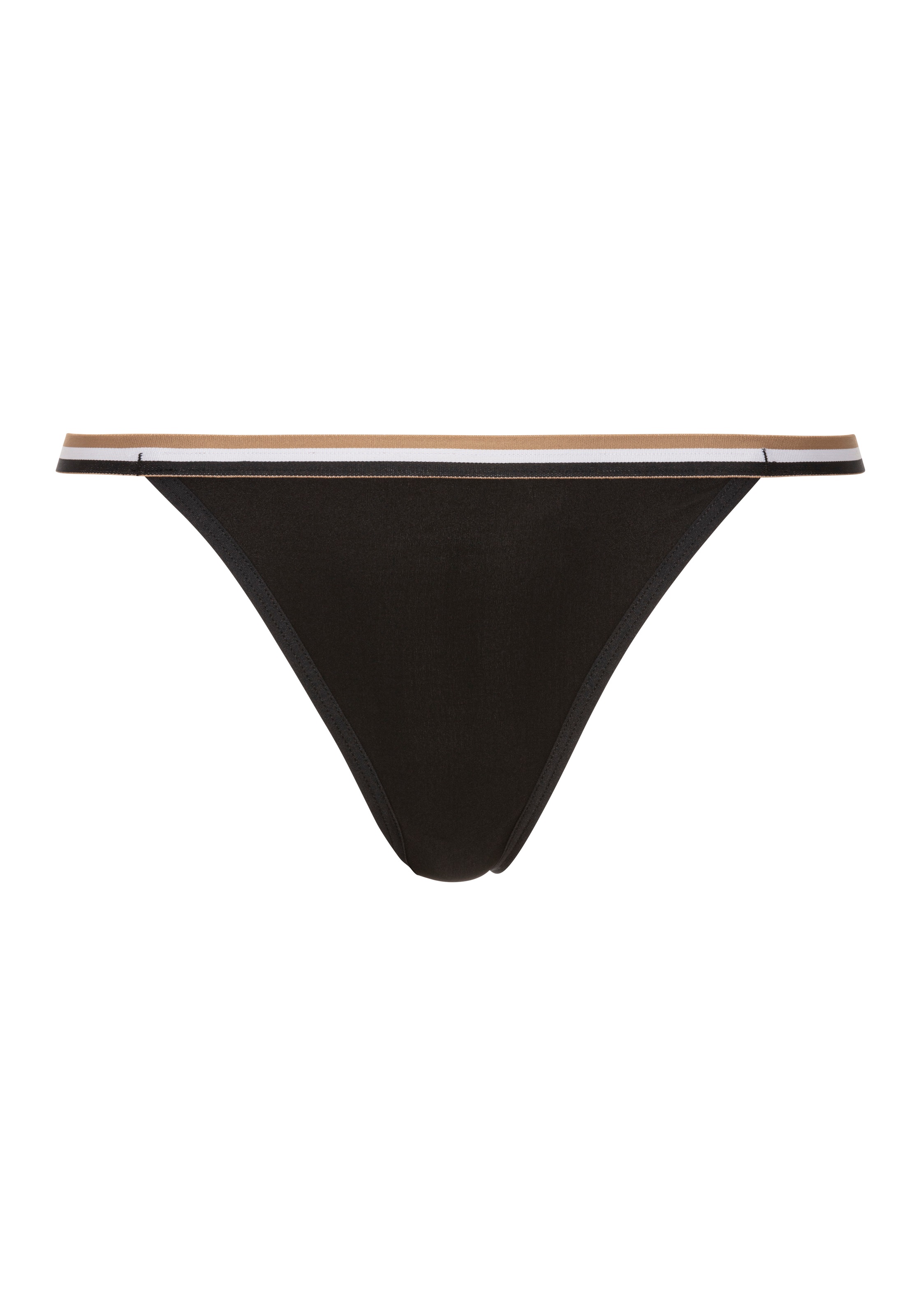 BOSS Tanga »3P STRING LACE«, (Packung, 3 St., 3er-Pack), mit Spitzendetails, sportlich gestreifter Bund