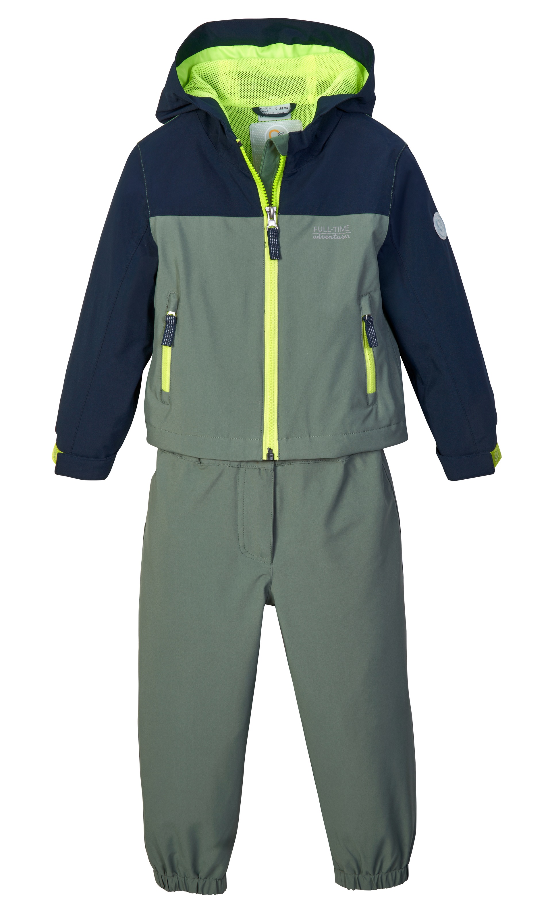 first instinct by killtec Regenanzug »FIOS 20 MNS JCKT AND PNTS« 2 Stk. zweiteilig, für Kinder, aus Polyester, wind- und wasserabweisend
