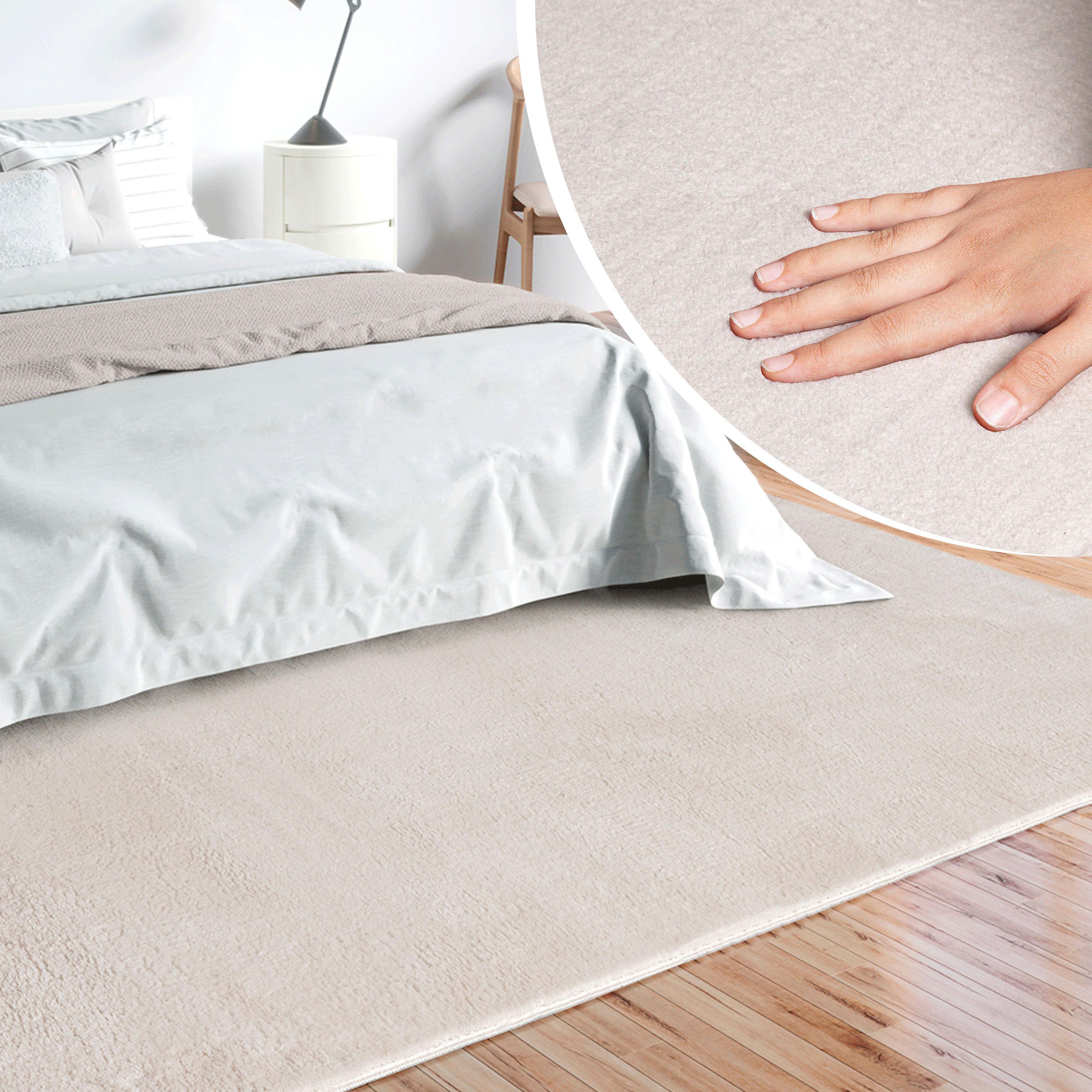 merinos Teppich »Loft 37, Kunstfellteppich« rechteckig 16 mm Höhe weich und kuschelig, Fell Haptik, Anti-Rutsch-Unterseite