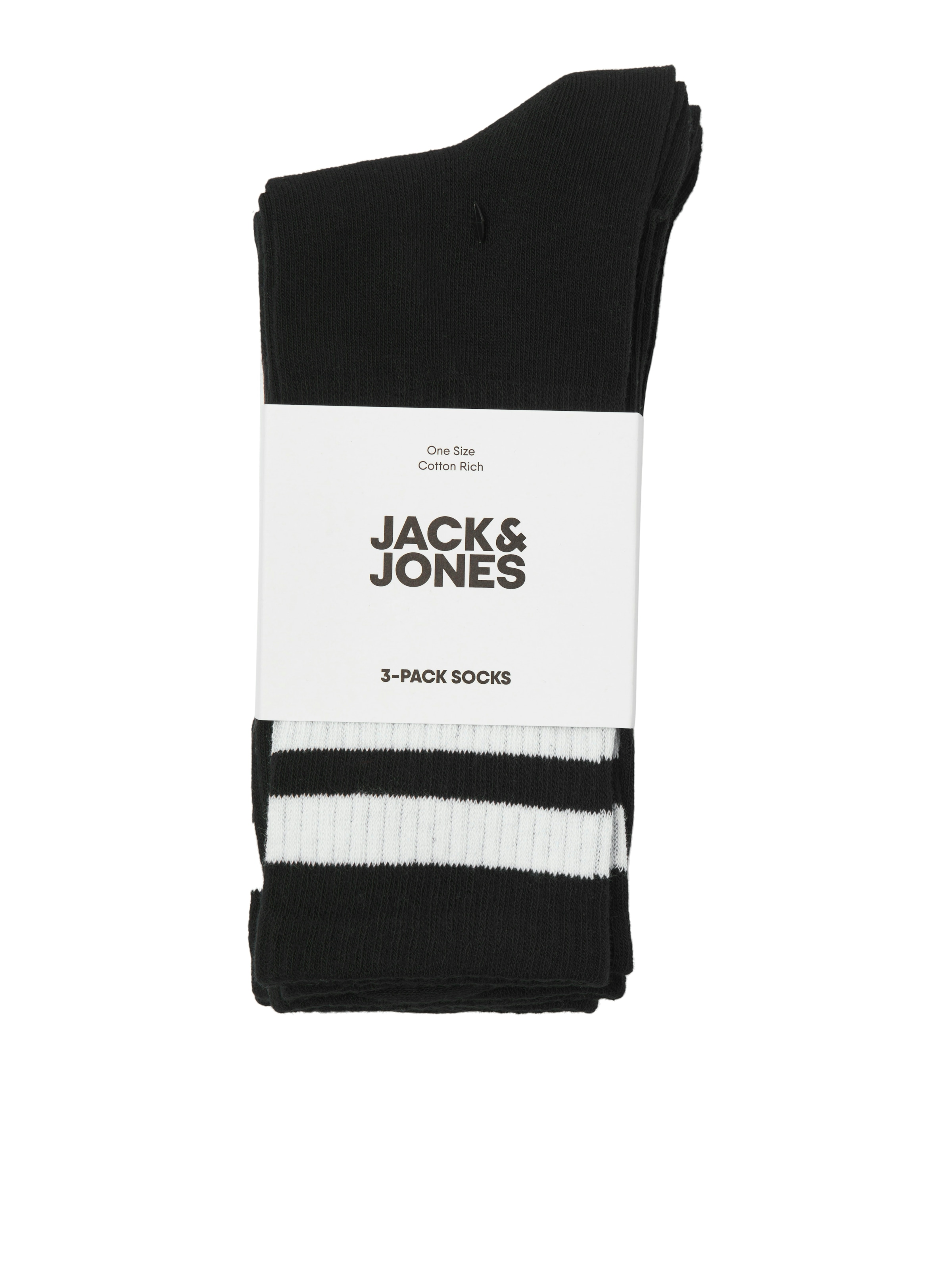Jack & Jones Freizeitsocken »JACTRAVIS TENNIS SOCK 3 PACK NOOS«, (Packung, 3 Paar)