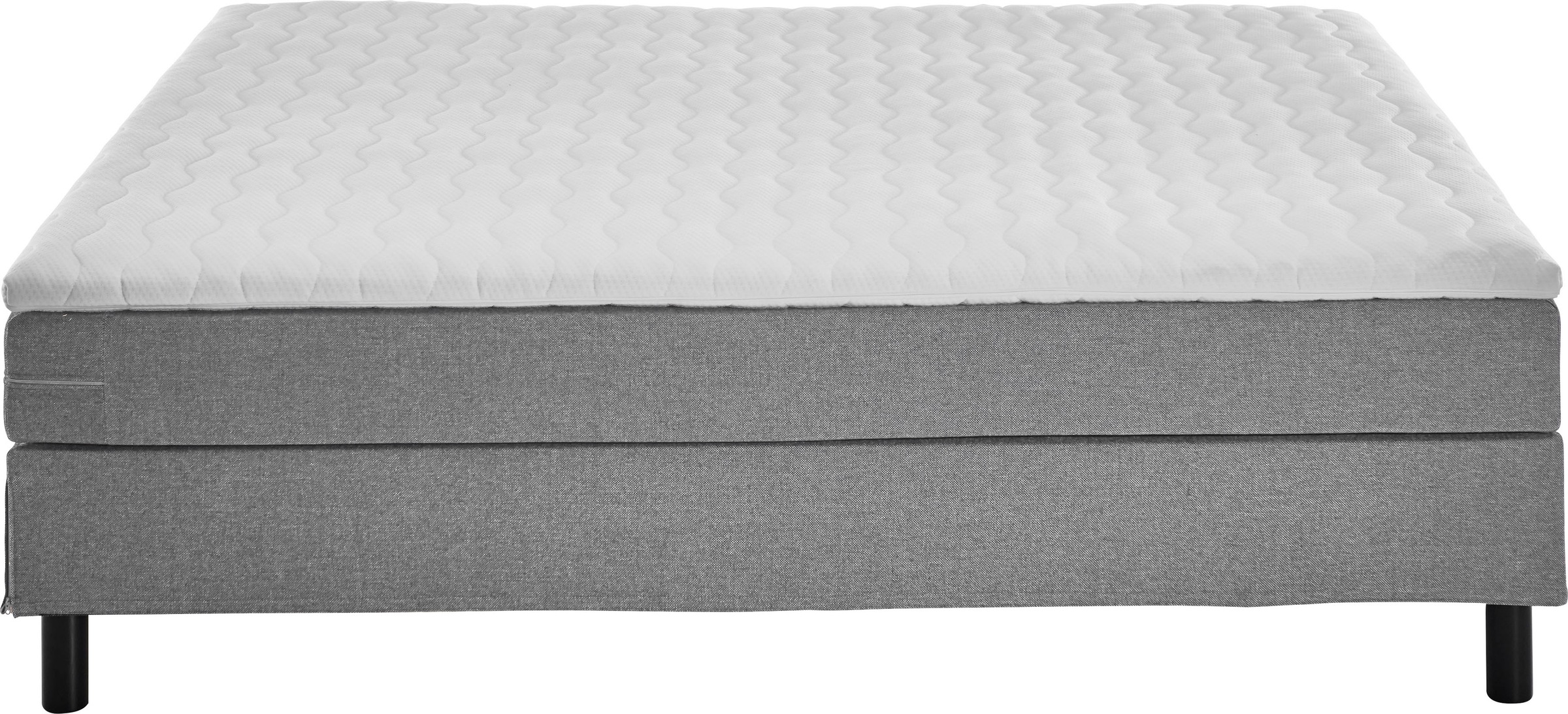 ATLANTIC home collection Boxbett »Happy«, ohne Kopfteil, mit Topper, wahlweise mit oder ohne Bettwaren