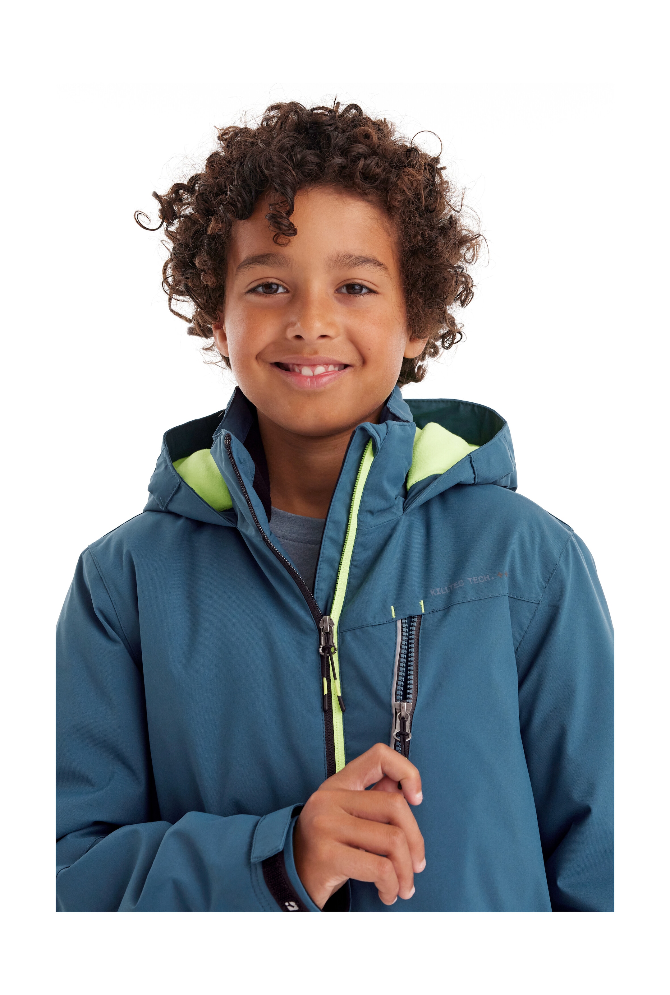 Killtec Outdoorjacke »KOW 159 BYS JCKT«, Wasser- und winddichte Kids Winterjacke mit Fleece-Futter