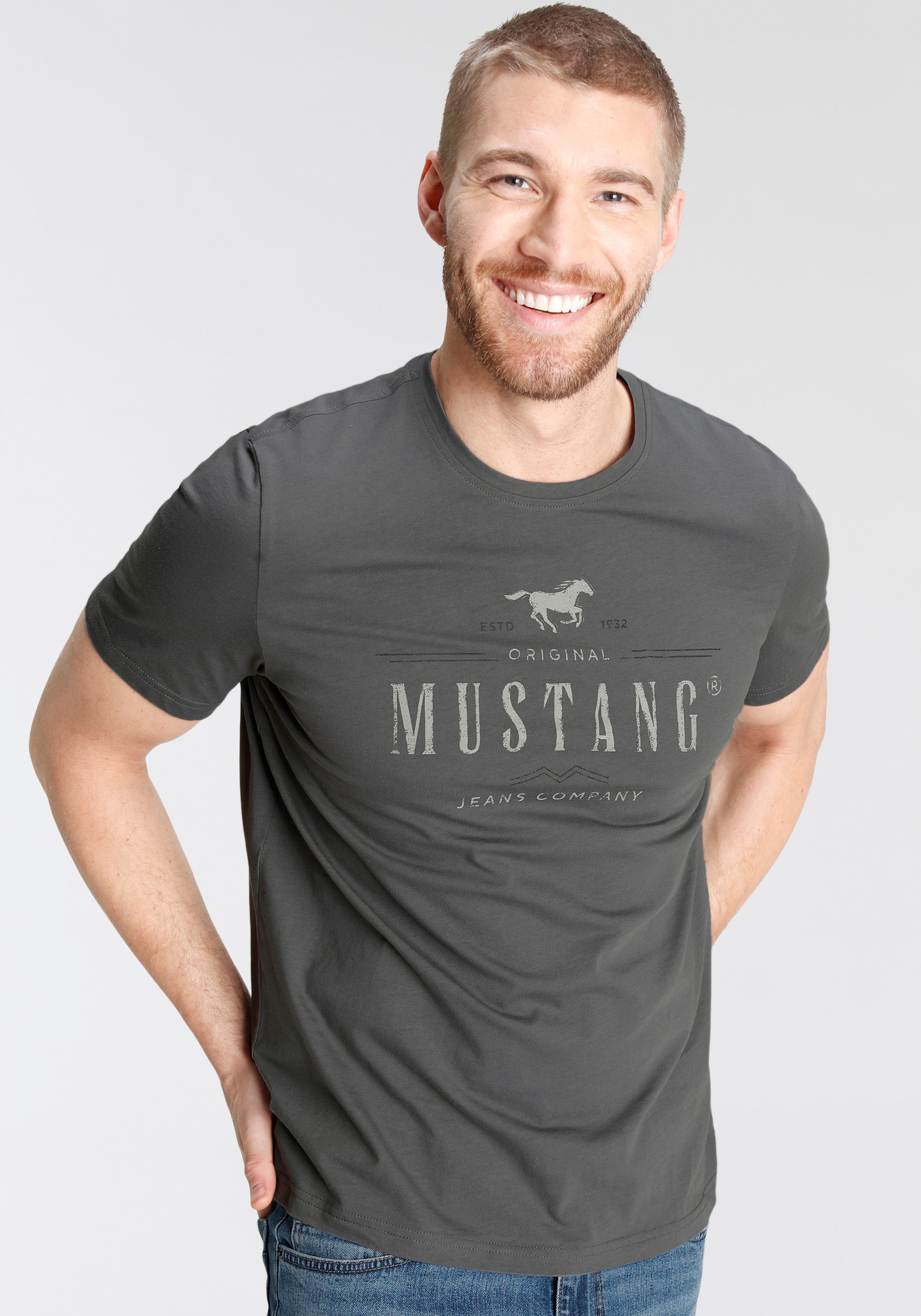 MUSTANG T-Shirt »Alex« online kaufen | Jelmoli-Versand