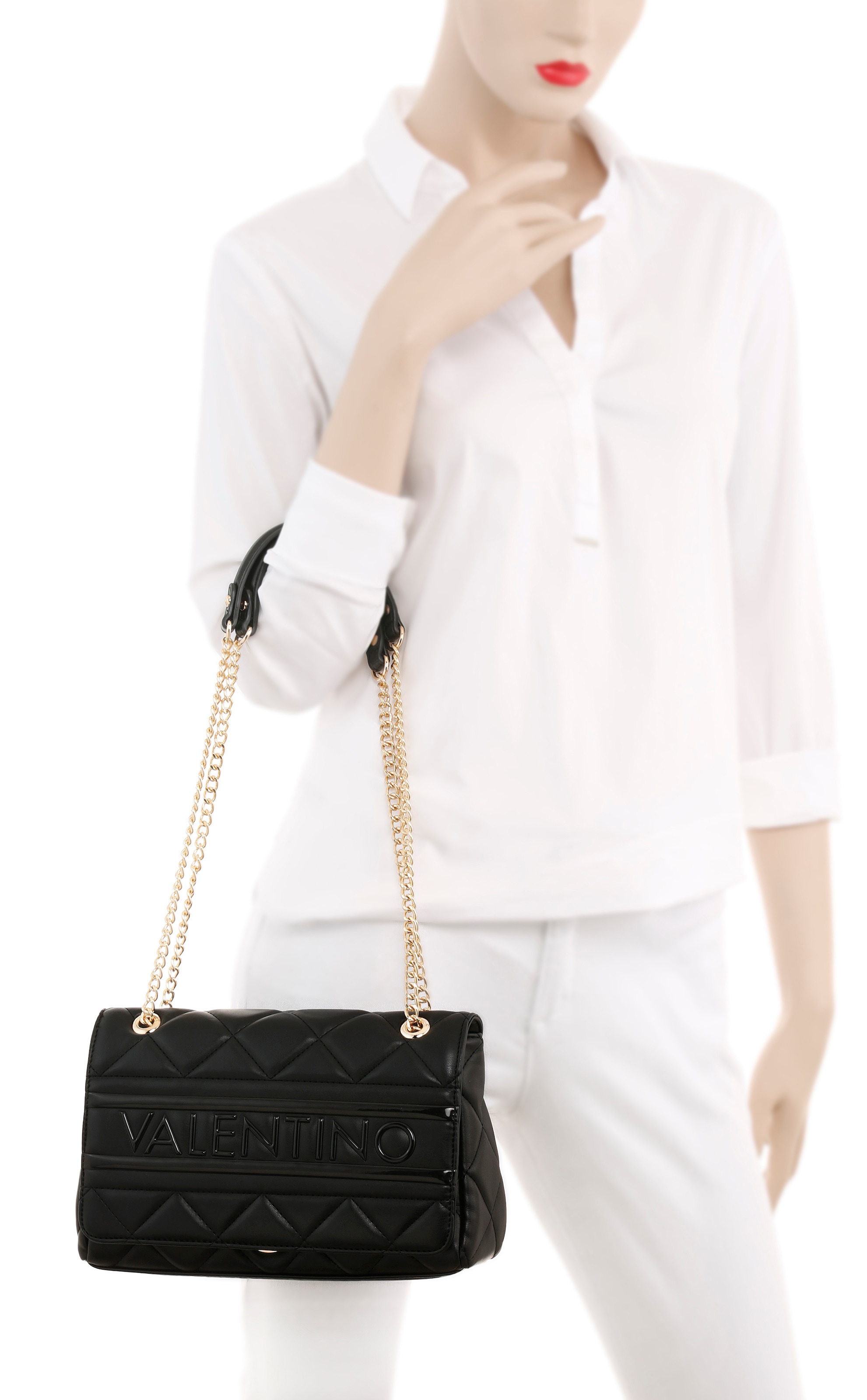 VALENTINO BAGS Schultertasche »ADA«, Handtasche Damen Tasche Damen Henkeltasche Kettentasche