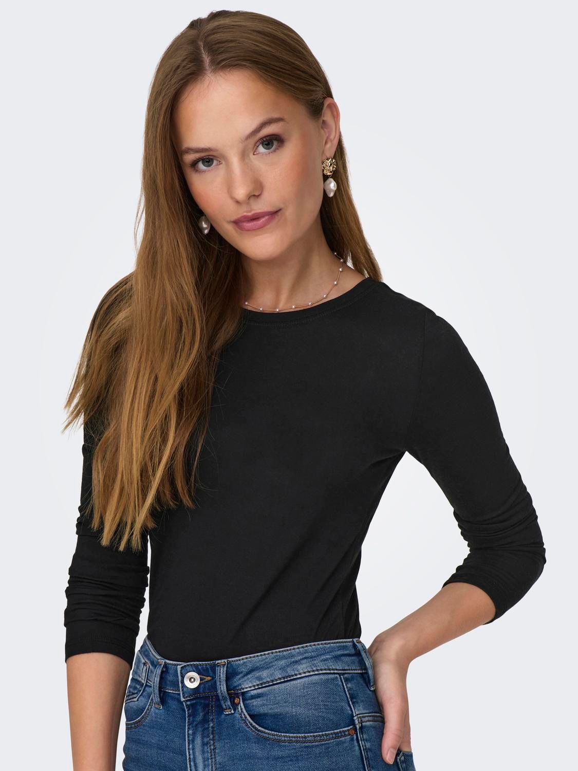 JDY Langarmshirt »JDYSUMA WOOLBLEND L/S ONECK TOP JRS NOOS«