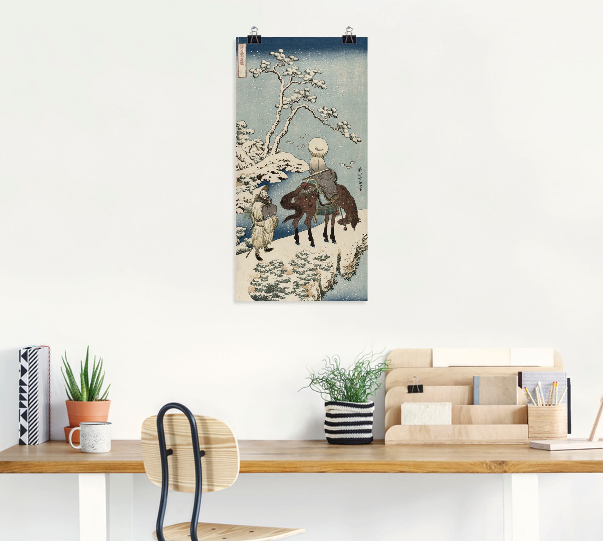 Artland Kunstdruck »Der chinesische Dichter Su Dongpo«, Mann, (1 St.), als Leinwandbild, Wandaufkleber oder Poster in versch. Grössen