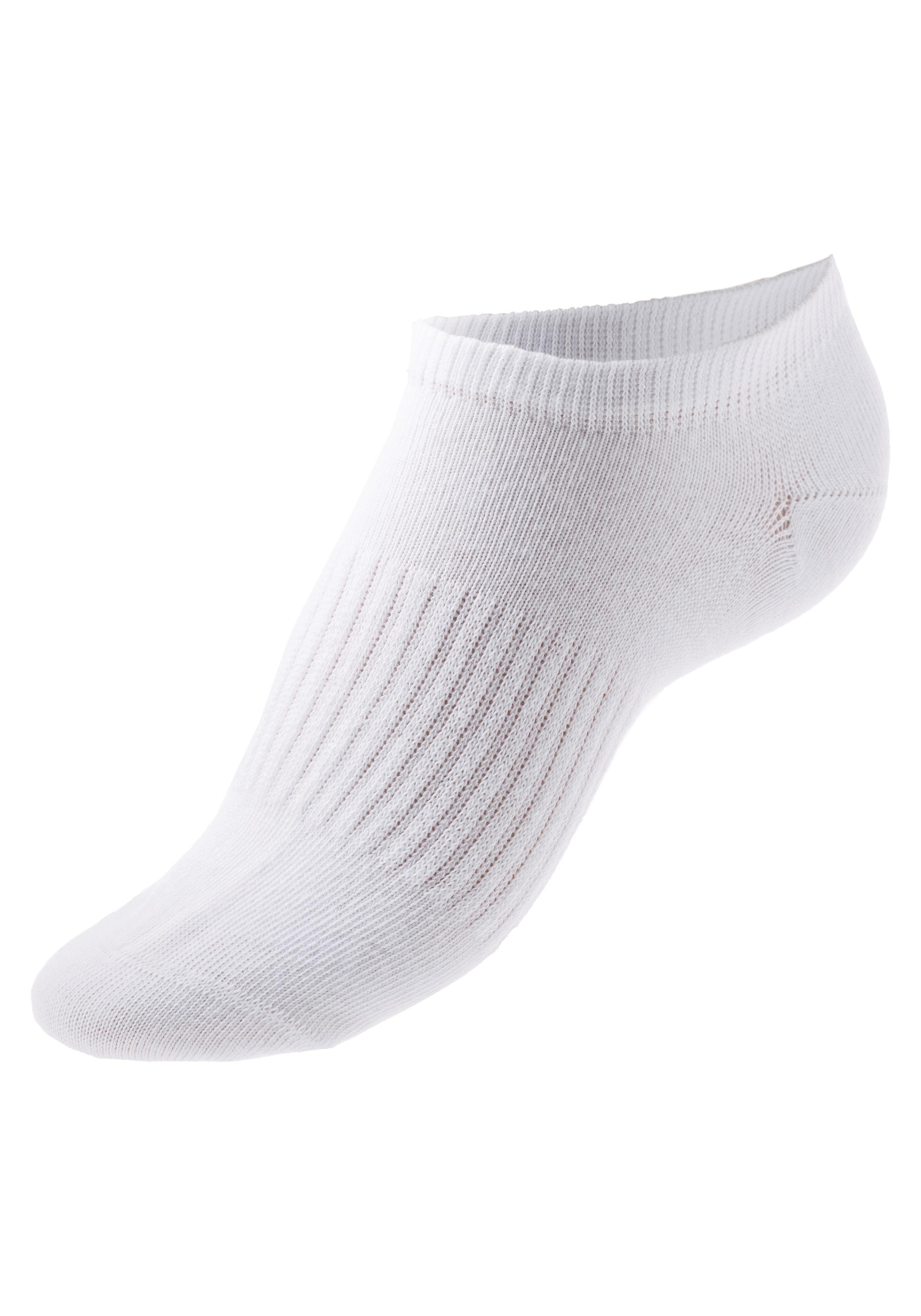 LASCANA ACTIVE Sneakersocken, (Packung, 7 Paar), mit Mittelfussgummi