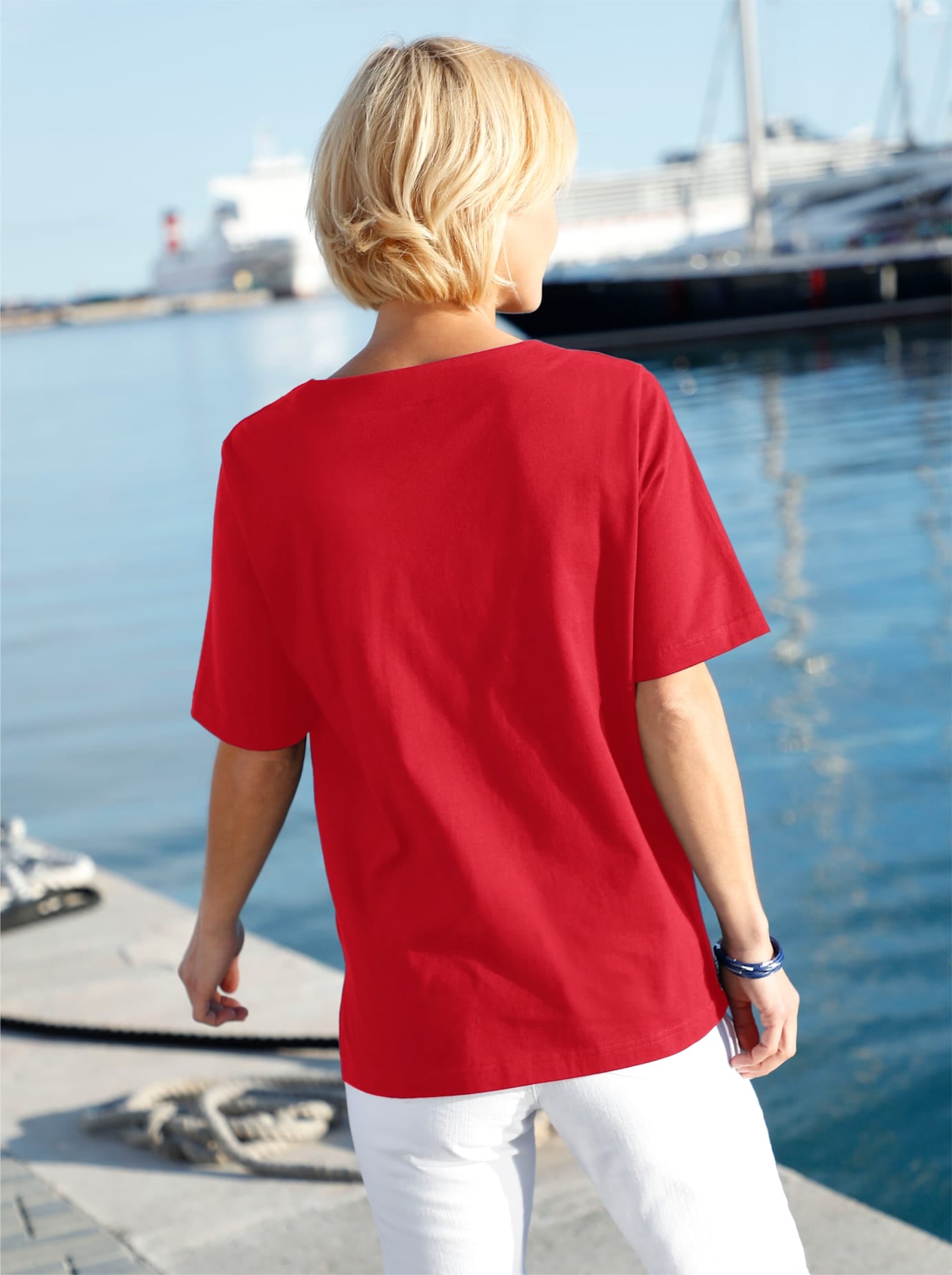 Casual Looks Kurzarmshirt »Shirt«, (1 tlg.)