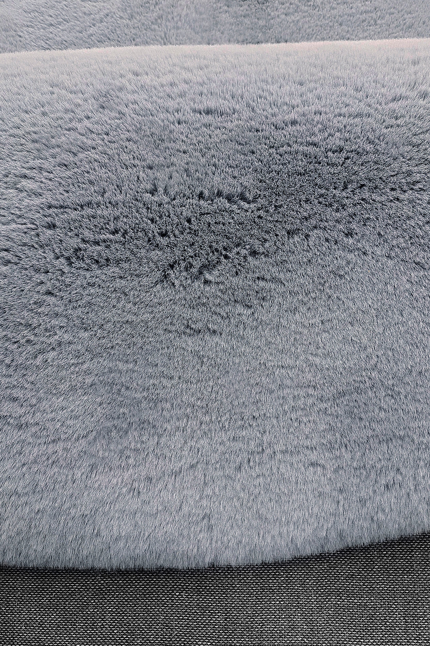 my home Fellteppich »Rabbit, Kunstfell, Kaninchenfell-Haptik, Microfaser,«, rund, 42 mm Höhe, besonders hoch und flauschig, Wohnzimmer, Schlafzimmer, Kinderzimmer