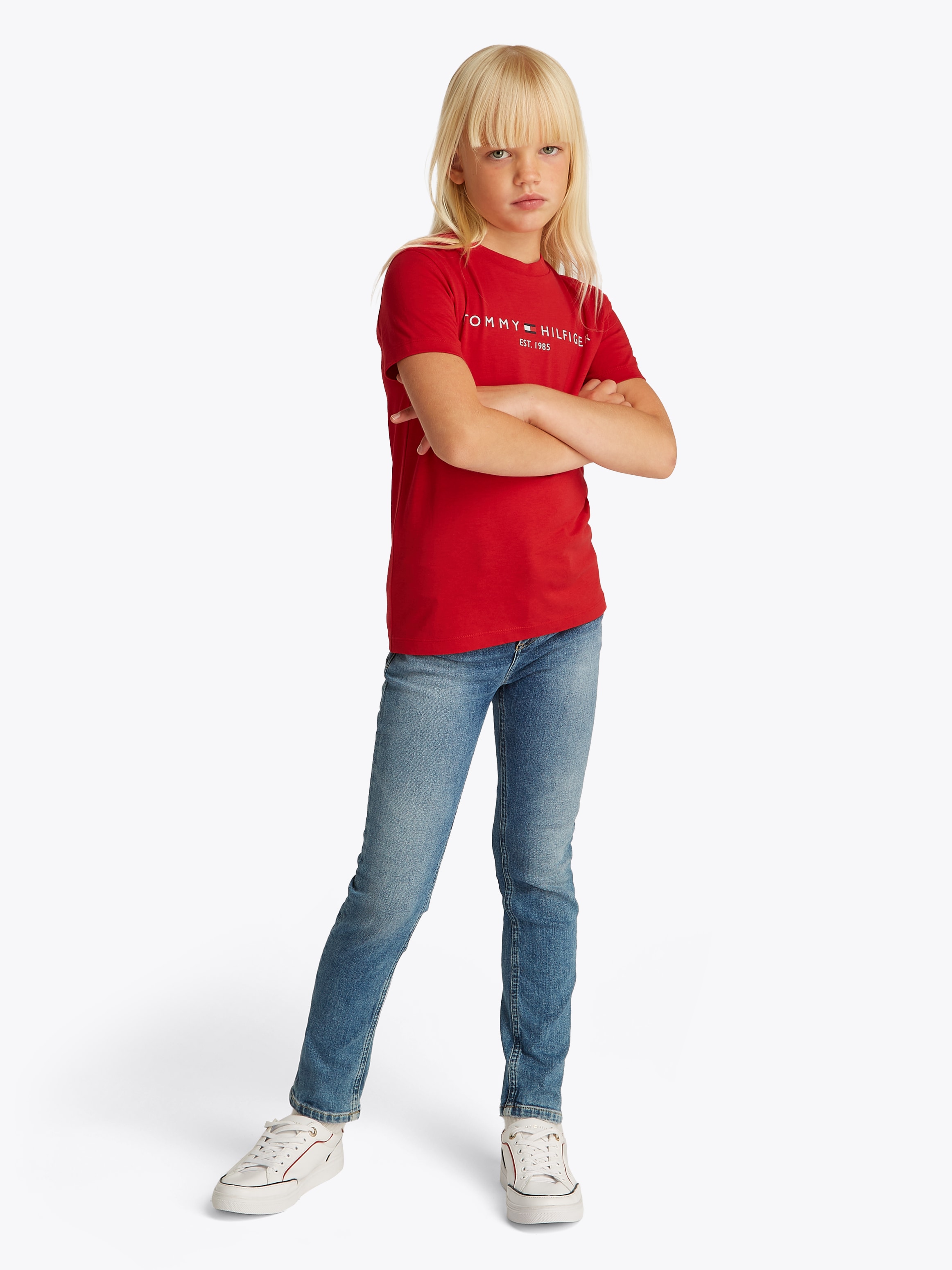 Tommy Hilfiger T-Shirt »U ESSENTIAL TEE S/S«, mit Logoschriftzug