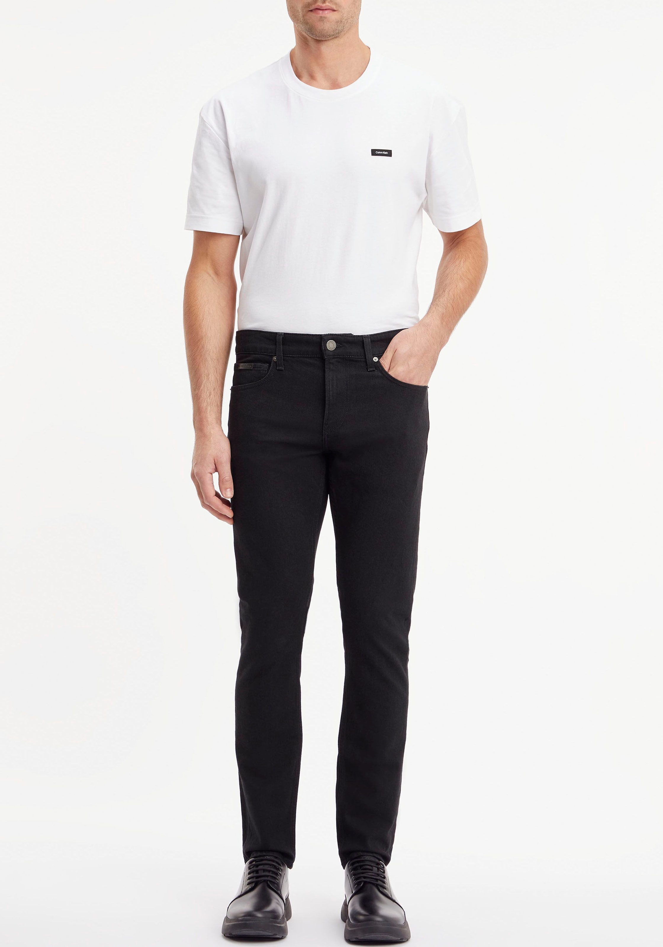 Calvin Klein Slim-fit-Jeans »SLIM FIT RINSE BLACK«, im 5-Pocket-Style