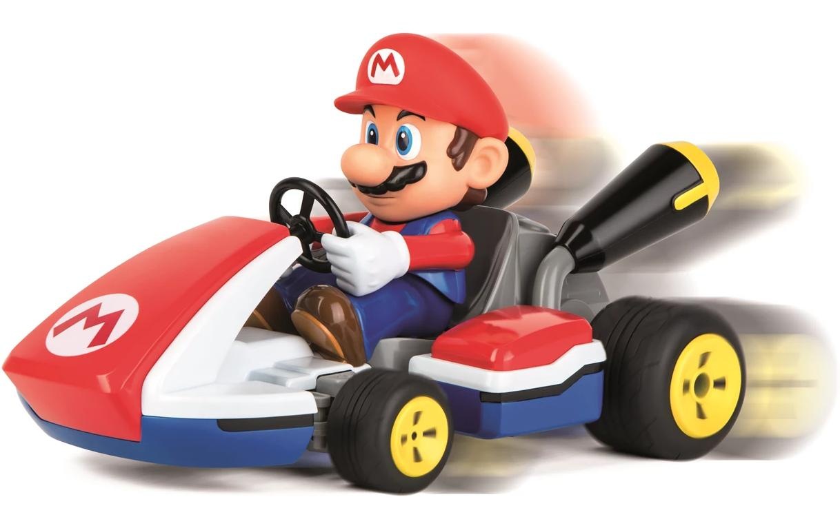RC-Auto "Carrera RC RC Mario Kart Mario 1:16 2,4 GHz Full Function" Ferngesteuertes Fahrzeug 1:16 mit Soundeffekten