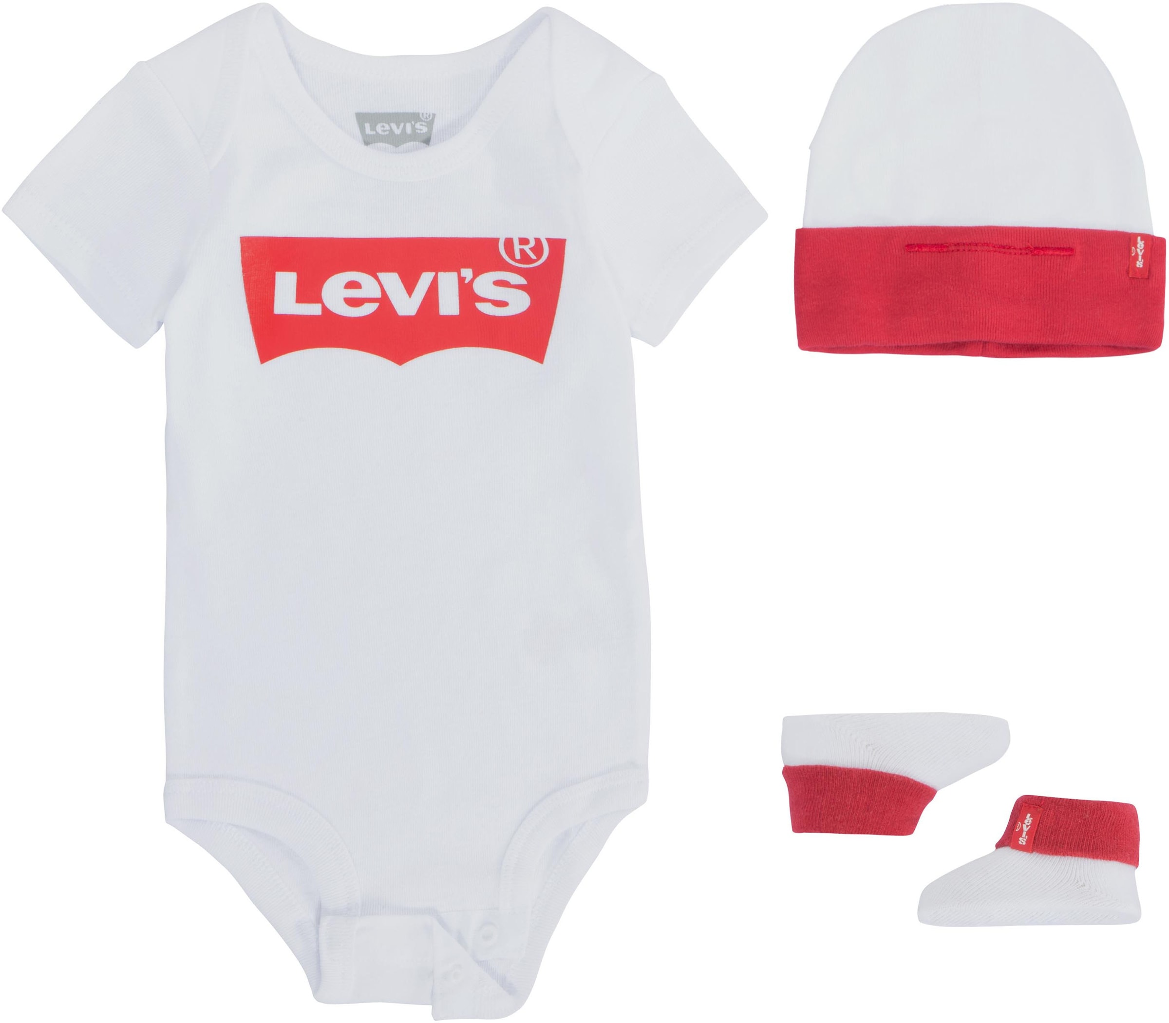 Levi's® Kids Body »Neugeborenen-Geschenkset«, (Set, 3 tlg.), BABY unisex