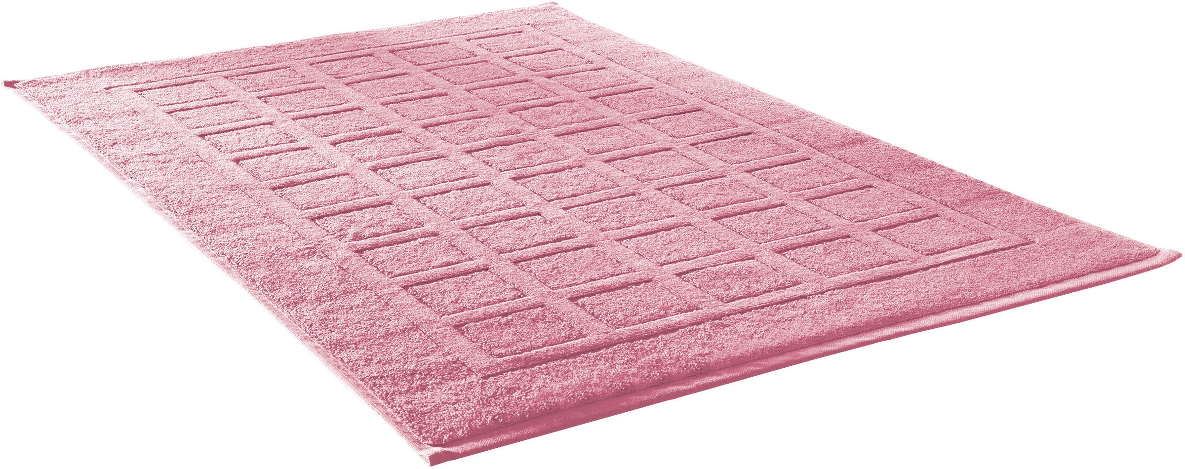 Dyckhoff Badematte "Planet" Höhe 3 mm beidseitig nutzbar  fussbodenheizungsgeeignet Baumwolle, 2er Set Hotelmatte