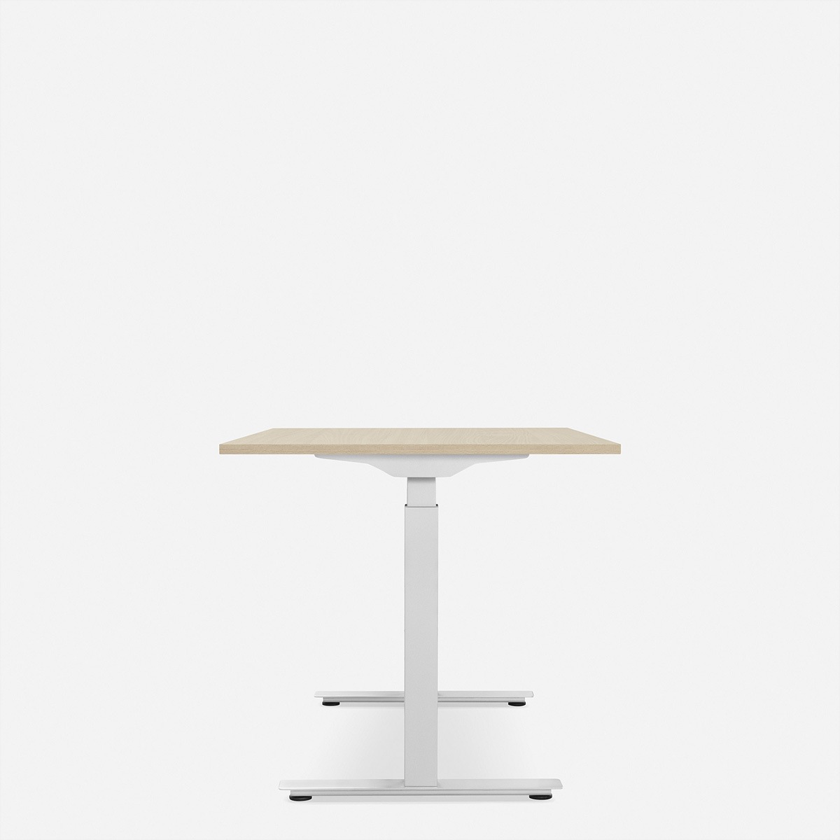 Schreibtische »WRK21 Schreibtisch Smart 140 x 80 cm, Höhenverstellbar, Mandal Ahorn / Weiss«