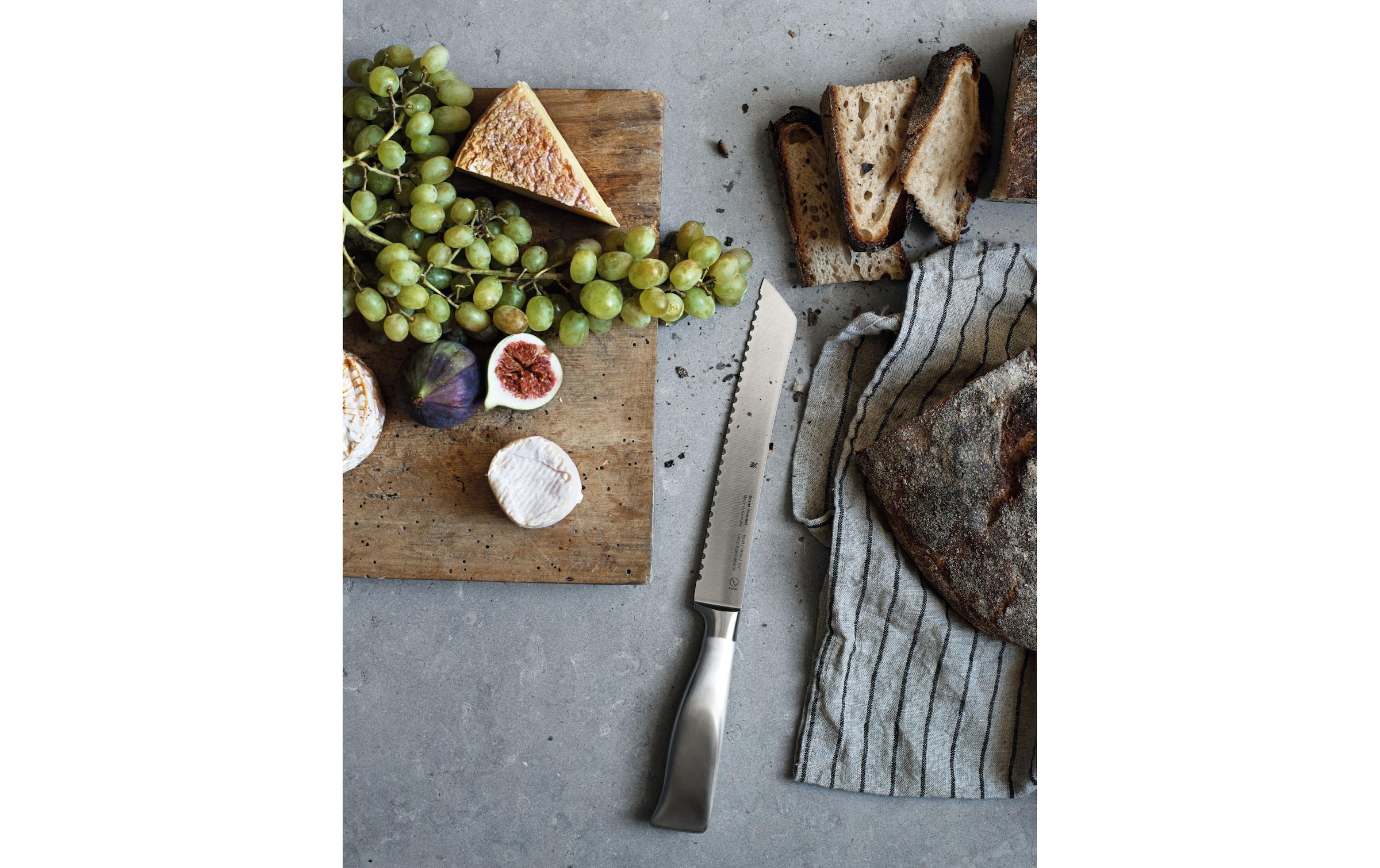 WMF Brotmesser »Grand Gourmet 32 cm Silberfarben«, (1 tlg.)