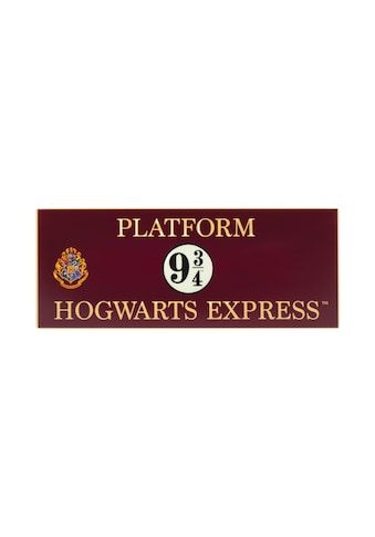 LED Dekolicht »Harry Potter Hogwarts Express Gleis 9 3/4 Logo Leuchte«