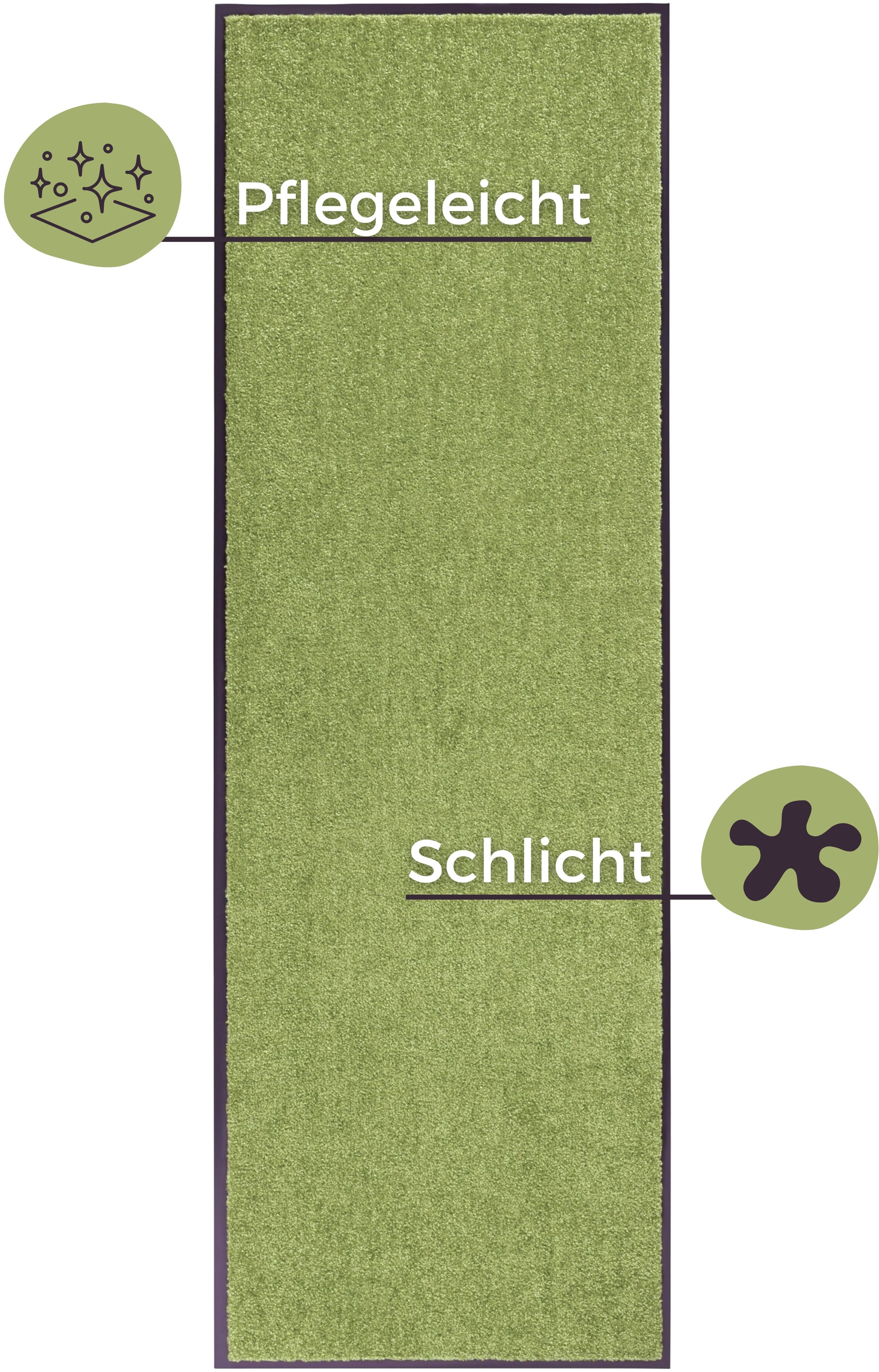 my home Fussmatte »Clean & Walk«, rechteckig, 7 mm Höhe, Schmutzfangmatte, Türmatte, In- und Outdoor, Teppich, Läufer, waschbar