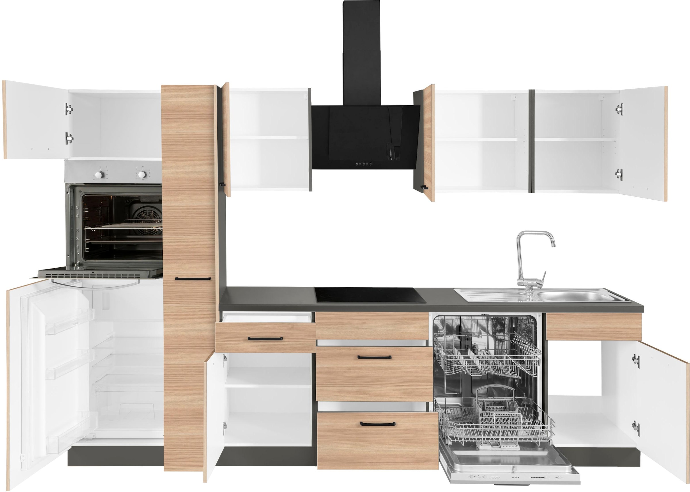 cm ohne 310 im Küchen kaufen Shop wiho Küchenzeile ❤ »Esbo«, Breite E-Geräte, Jelmoli-Online