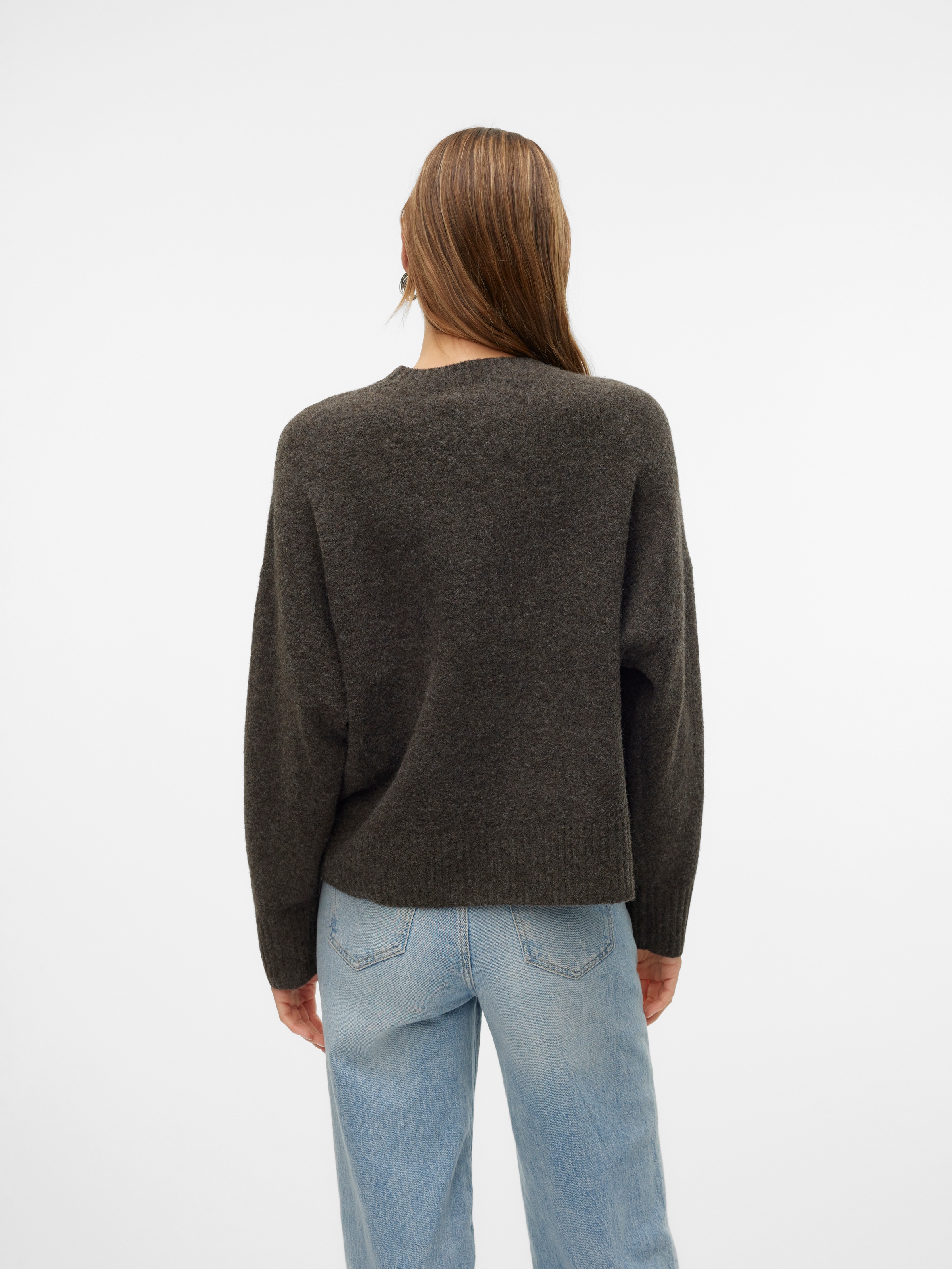 Vero Moda Strickpullover »VMBOOM LS O-NECK PULLOVER GA NOOS«