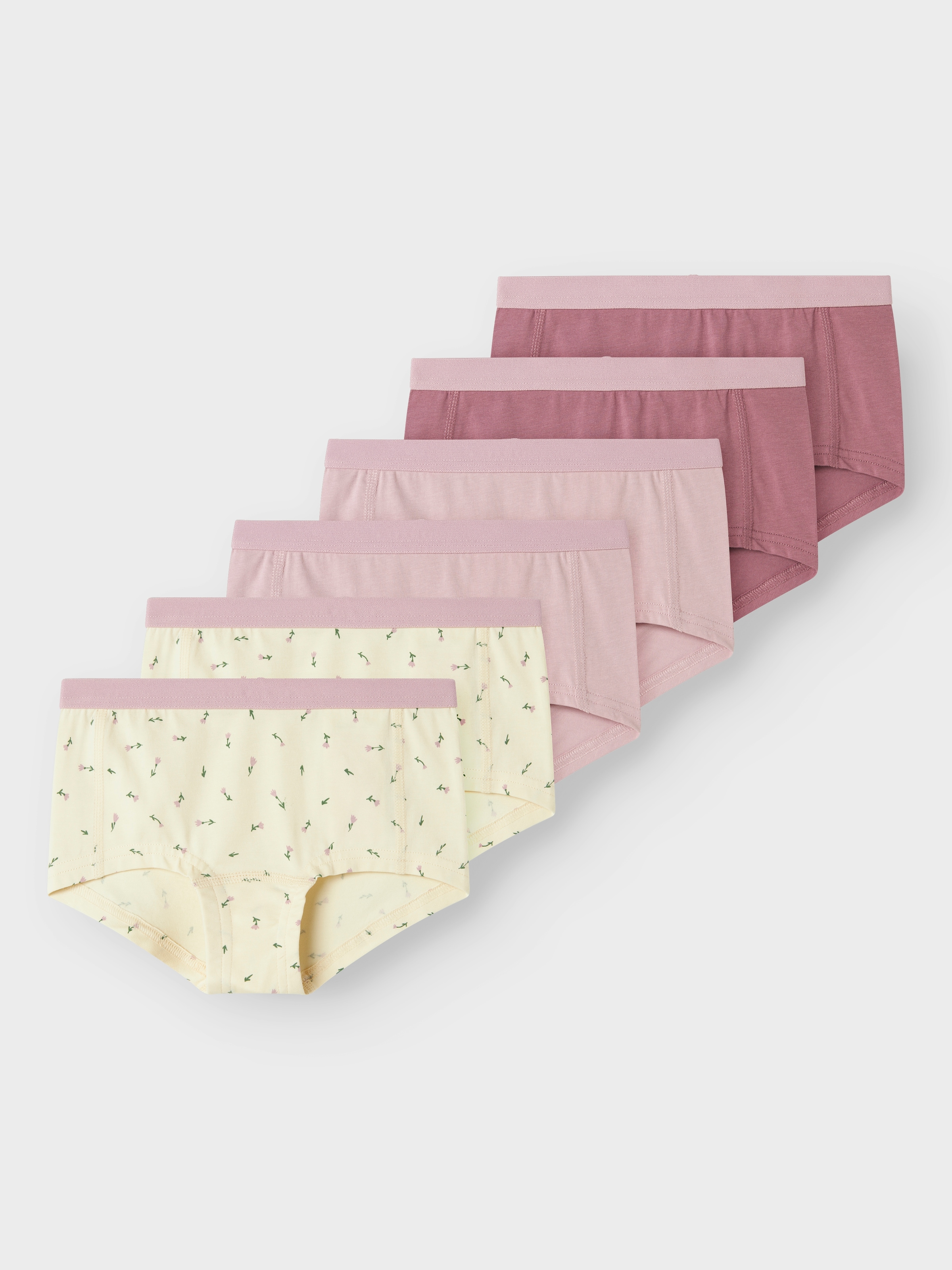 Name It Hipster »NKFHIPSTER 6P BUTTERCREAM FLORAL NOOS« Packung, 6 Stk.