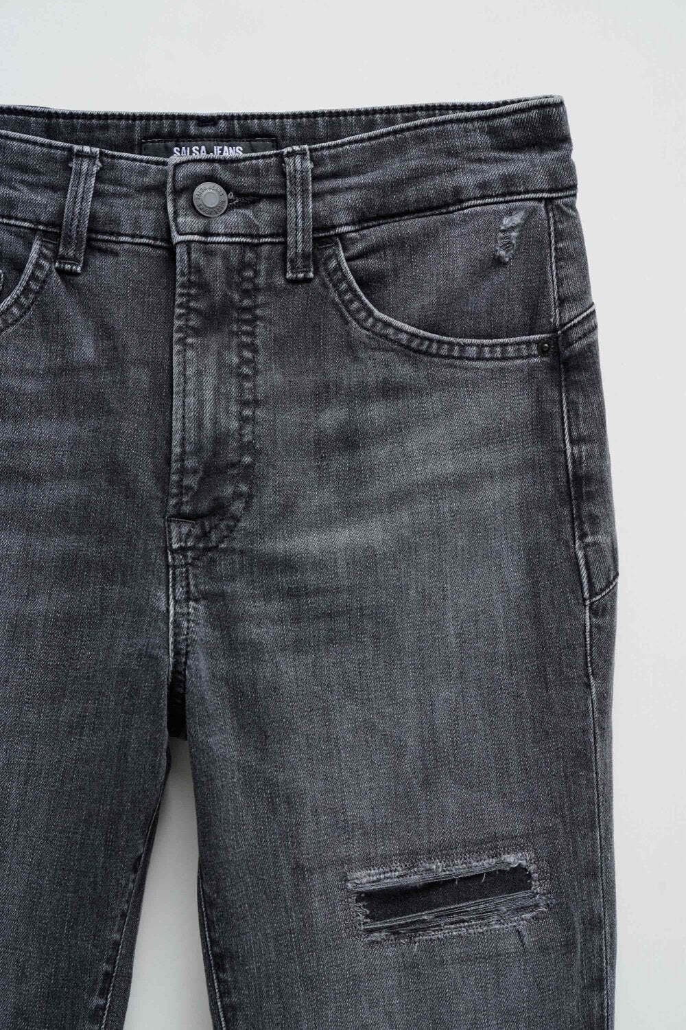 Salsa Skinny-fit-Jeans »Salsa Jeans Jeans Faith Destroyed Black«