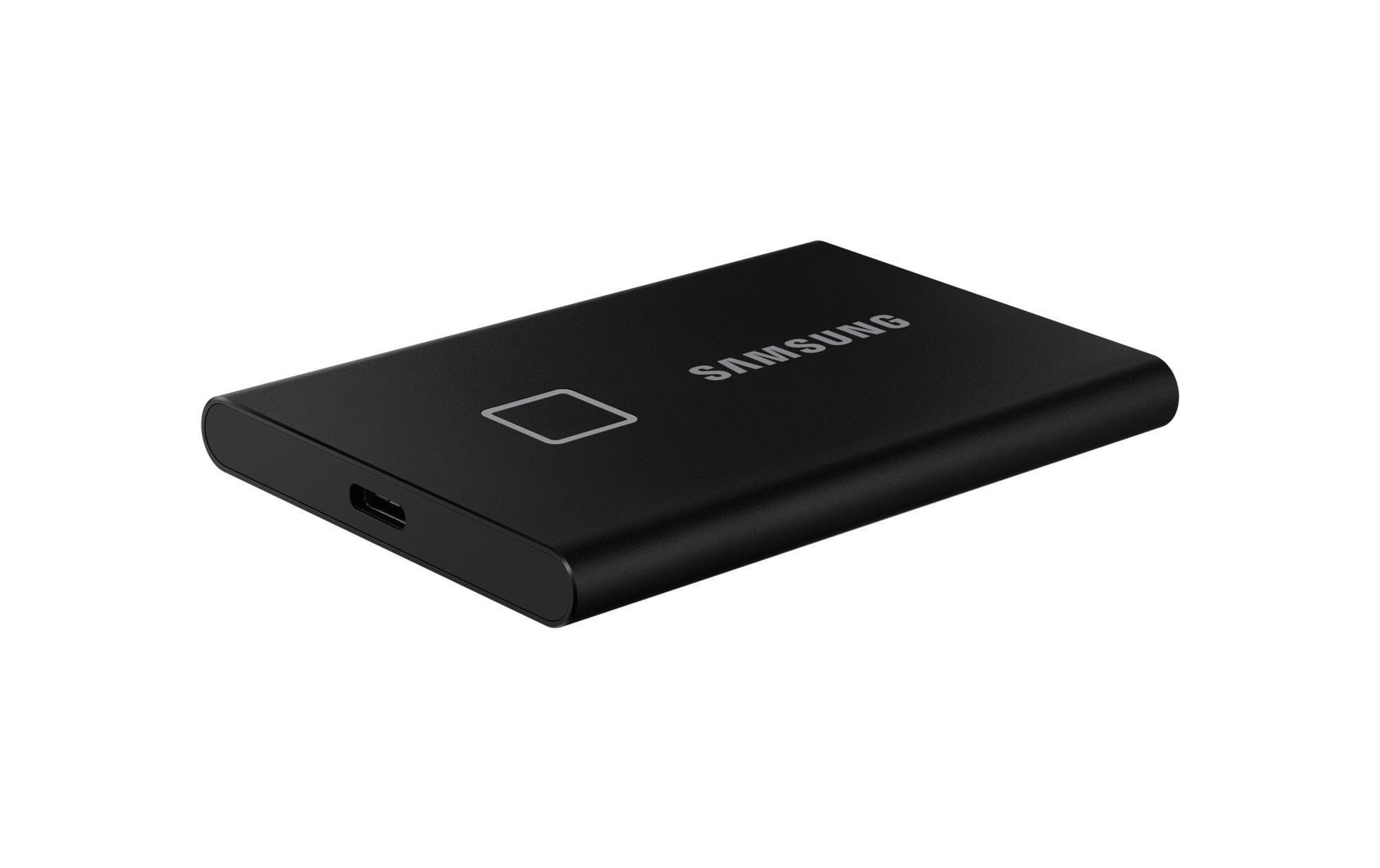 Samsung externe SSD »T7, 1 TB, Touch Black, USB 3.2 Gen 2«