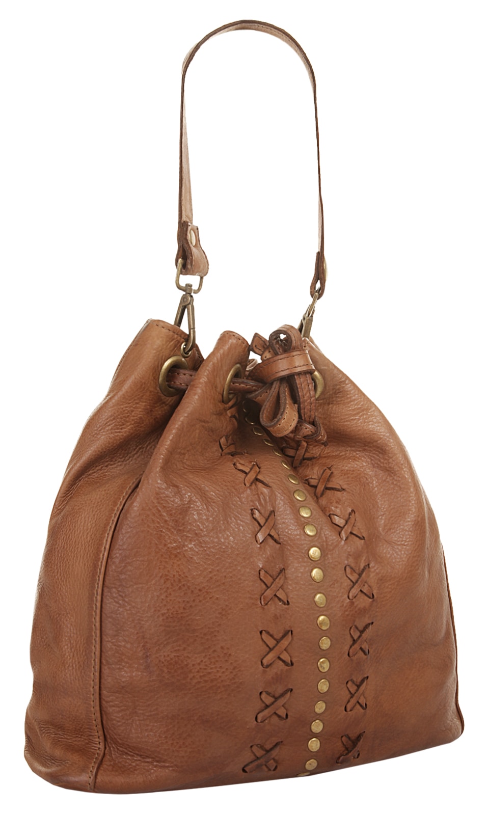 Samantha Look Cityrucksack, echt Leder, Made in Italy