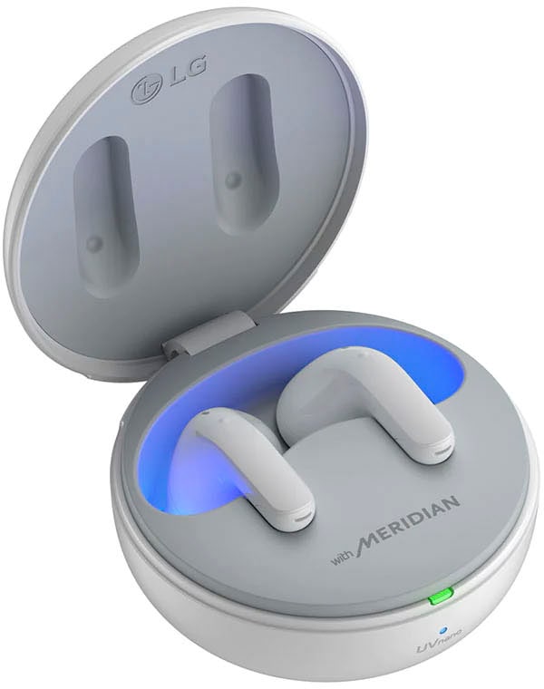 LG In-Ear-Kopfhörer »TONE Free DT60Q«, Bluetooth, Active Noise Cancelling (ANC)-Freisprechfunktion-LED Ladestandsanzeige-Sprachsteuerung-integrierte Steuerung für Anrufe und Musik