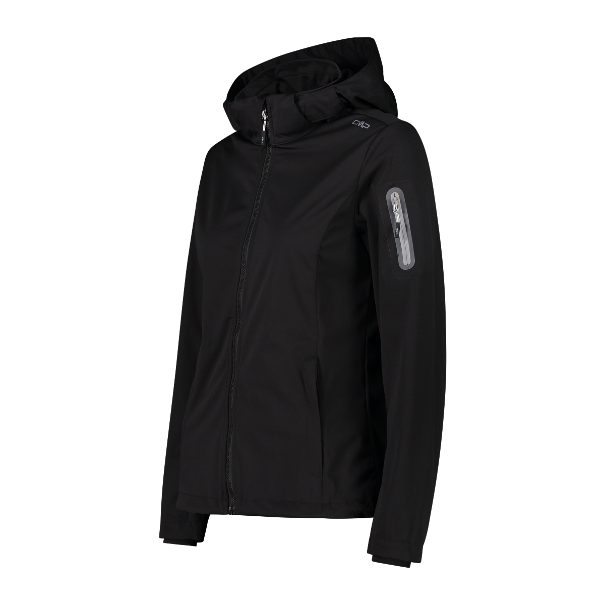 CMP Softshelljacke, (1 St.), mit Kapuze, Atmungsaktiv & Windabweisend & Wasserabweisend & Leichtes Material