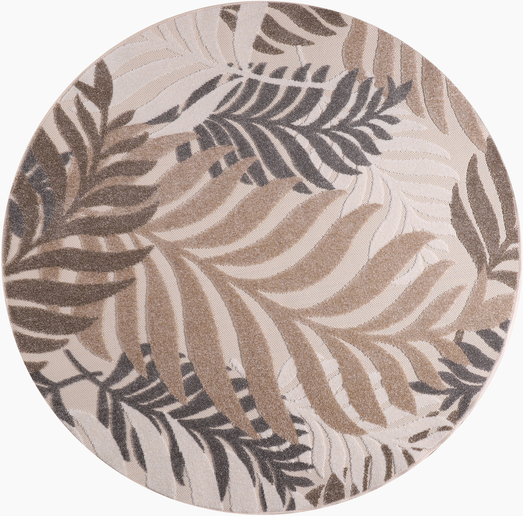 Teppich »Floral«, rund, In- und Outdoor geeignet, florales Design, Balkon, Terasse