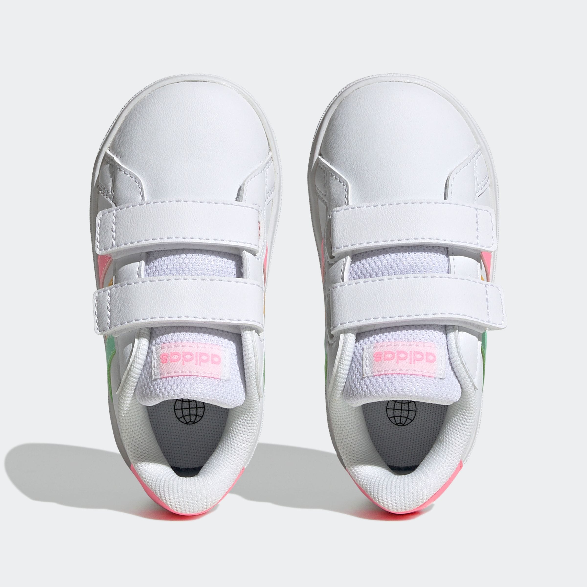 adidas Sportswear Sneaker »GRAND COURT LIFESTYLE HOOK AND LOOP«, für Kinder, Design auf den Spuren des adidas Superstar