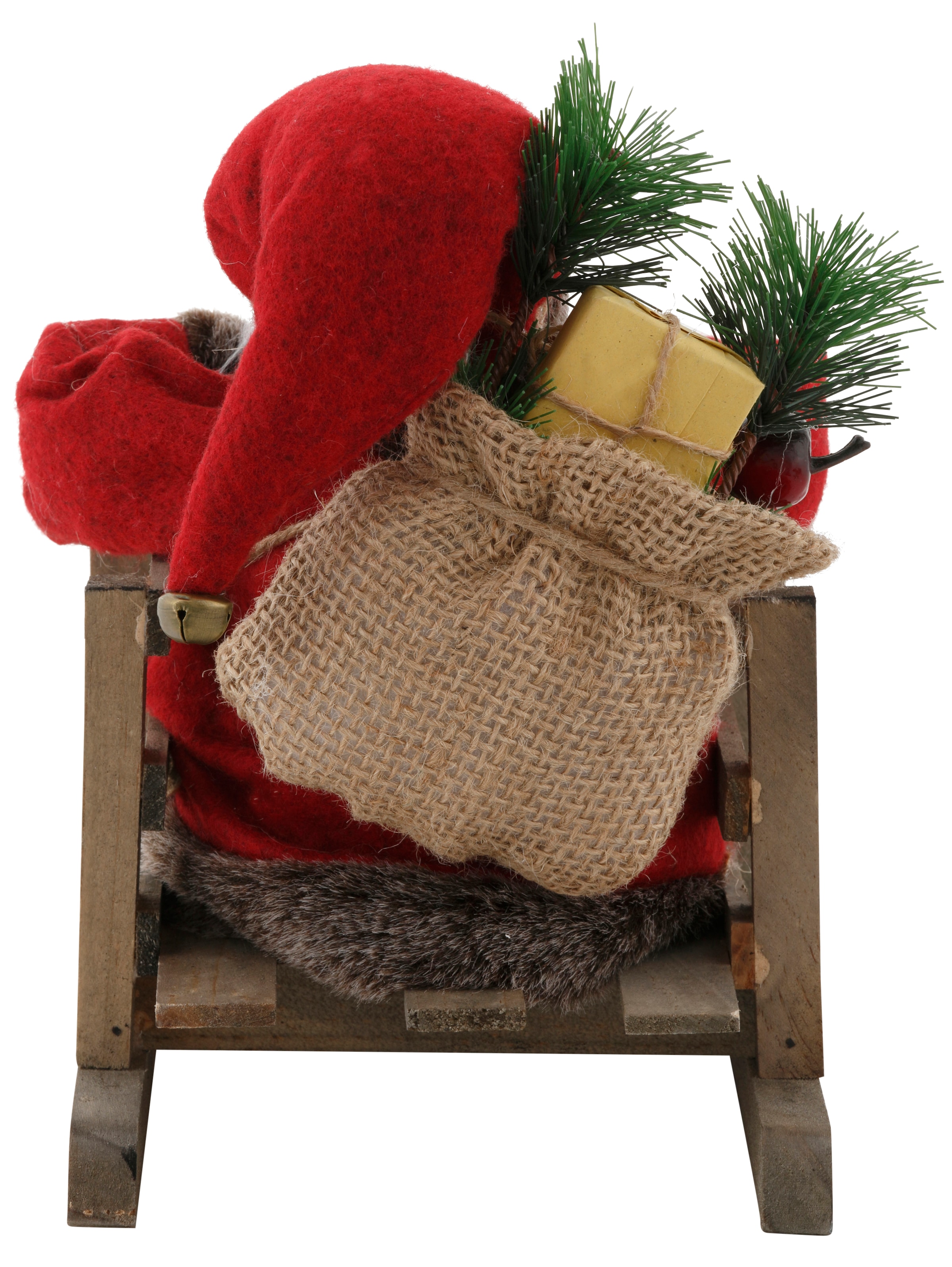 my home Weihnachtsmann »Weihnachtsdeko«, online bestellen cm ca. auf Schlitten, 27,5 Höhe