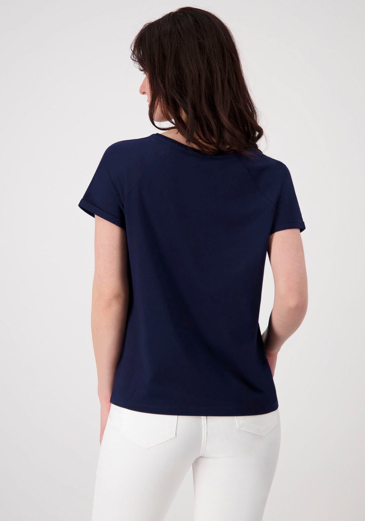 Monari Rundhalsshirt, mit Folienglanzdruck online | Jelmoli-Versand kaufen