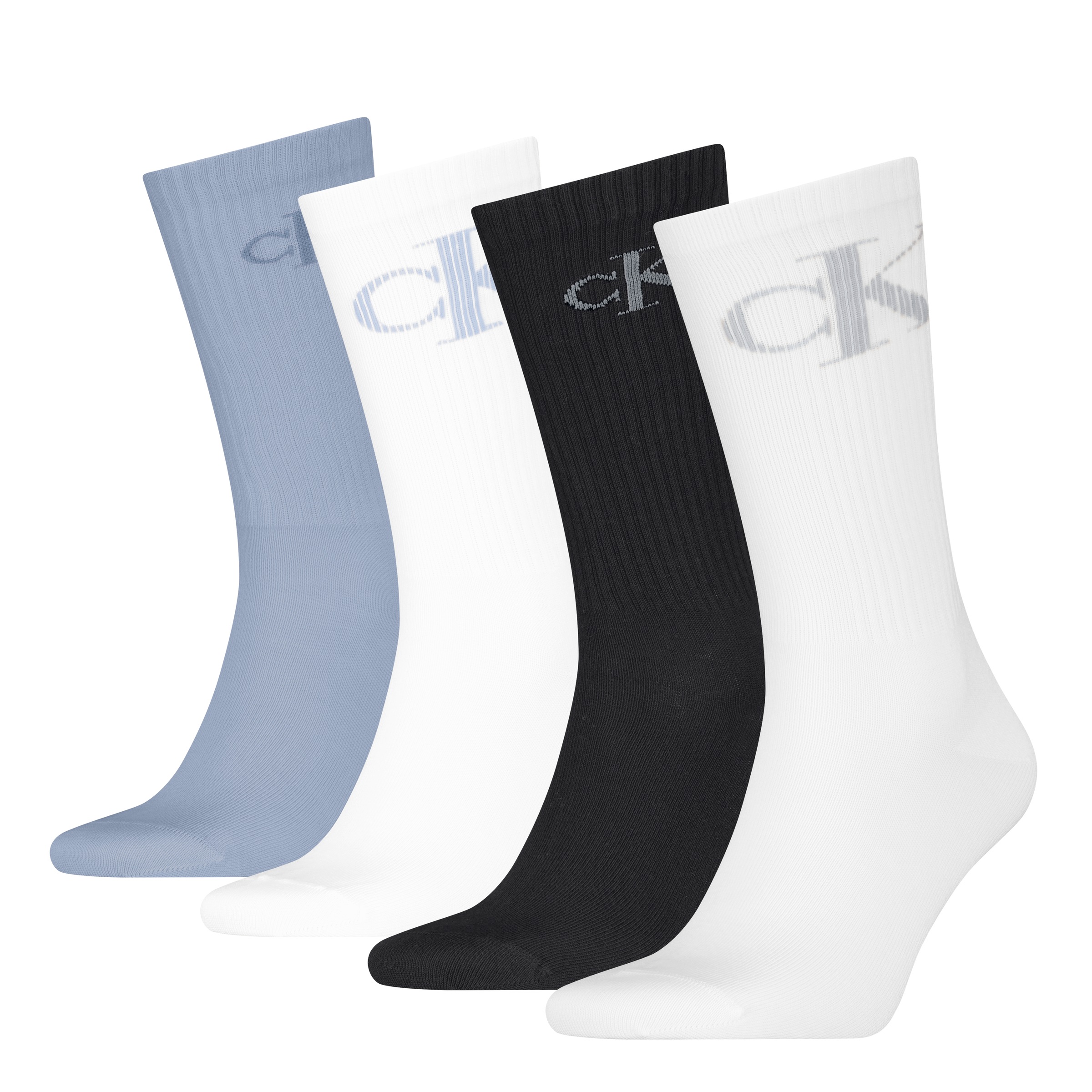 Calvin Klein Jeans Socken »CKJ MEN SOCK 4P SHADOW RIB LOGO ECOMM« 4 Paar tlg. mit diskretem Logo-Design