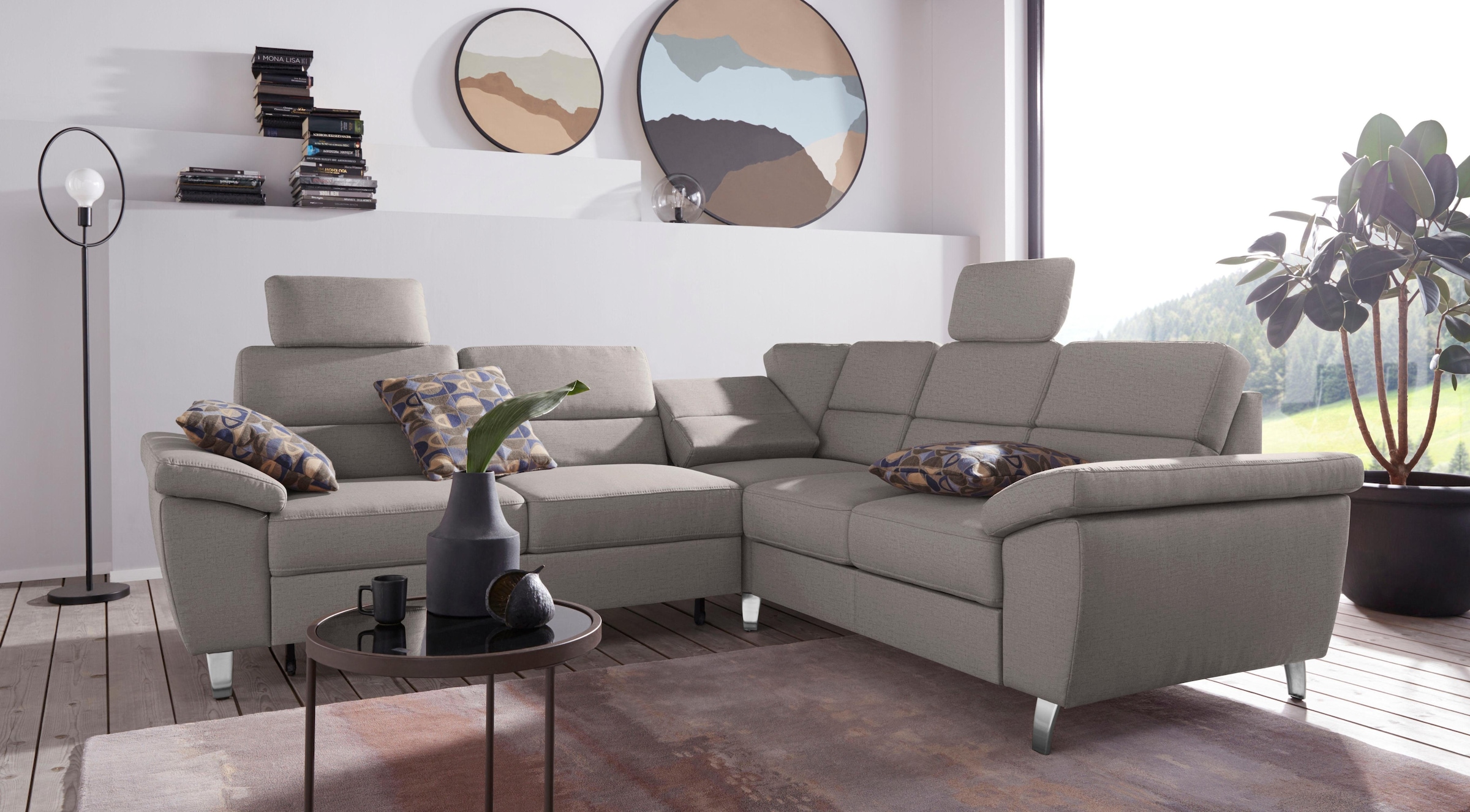 sit&more Ecksofa »Sorano L-Form«, wahlweise mit Bett- und Relaxfunktion, inkl. Bettkasten