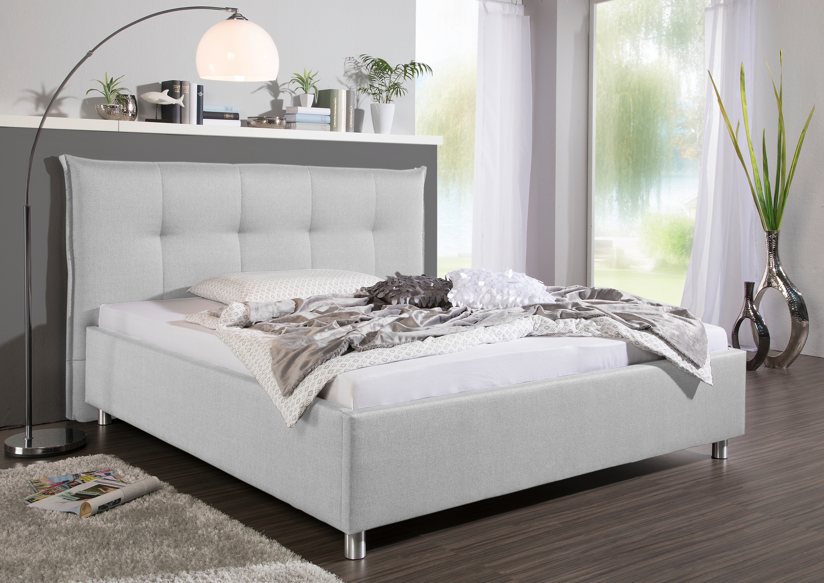 Maintal Polsterbett "Portneuf" Bettseiten zerlegt, ohne Bettkasten