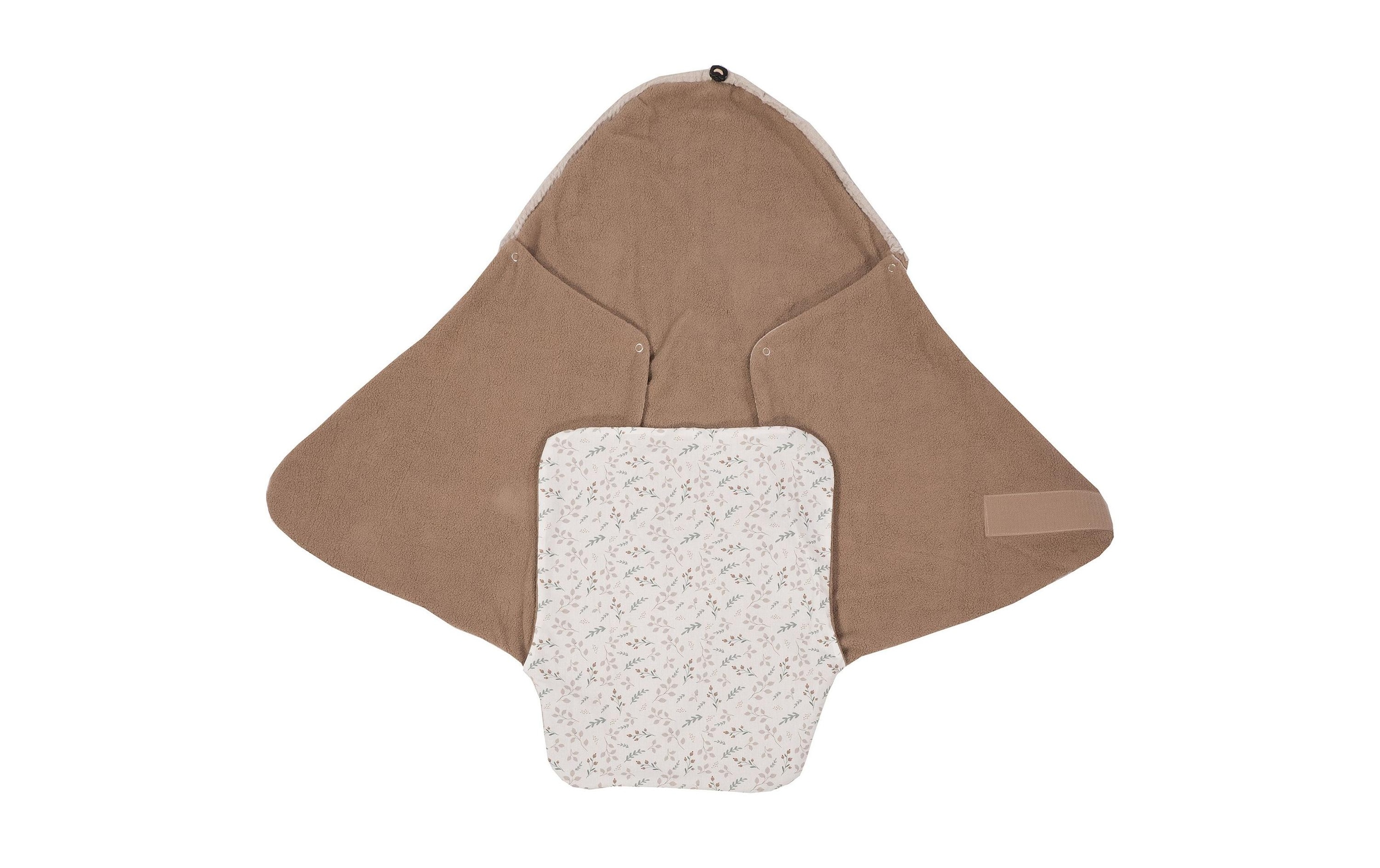 ULLENBOOM ® Babydecke »Waffel Floral Sand«