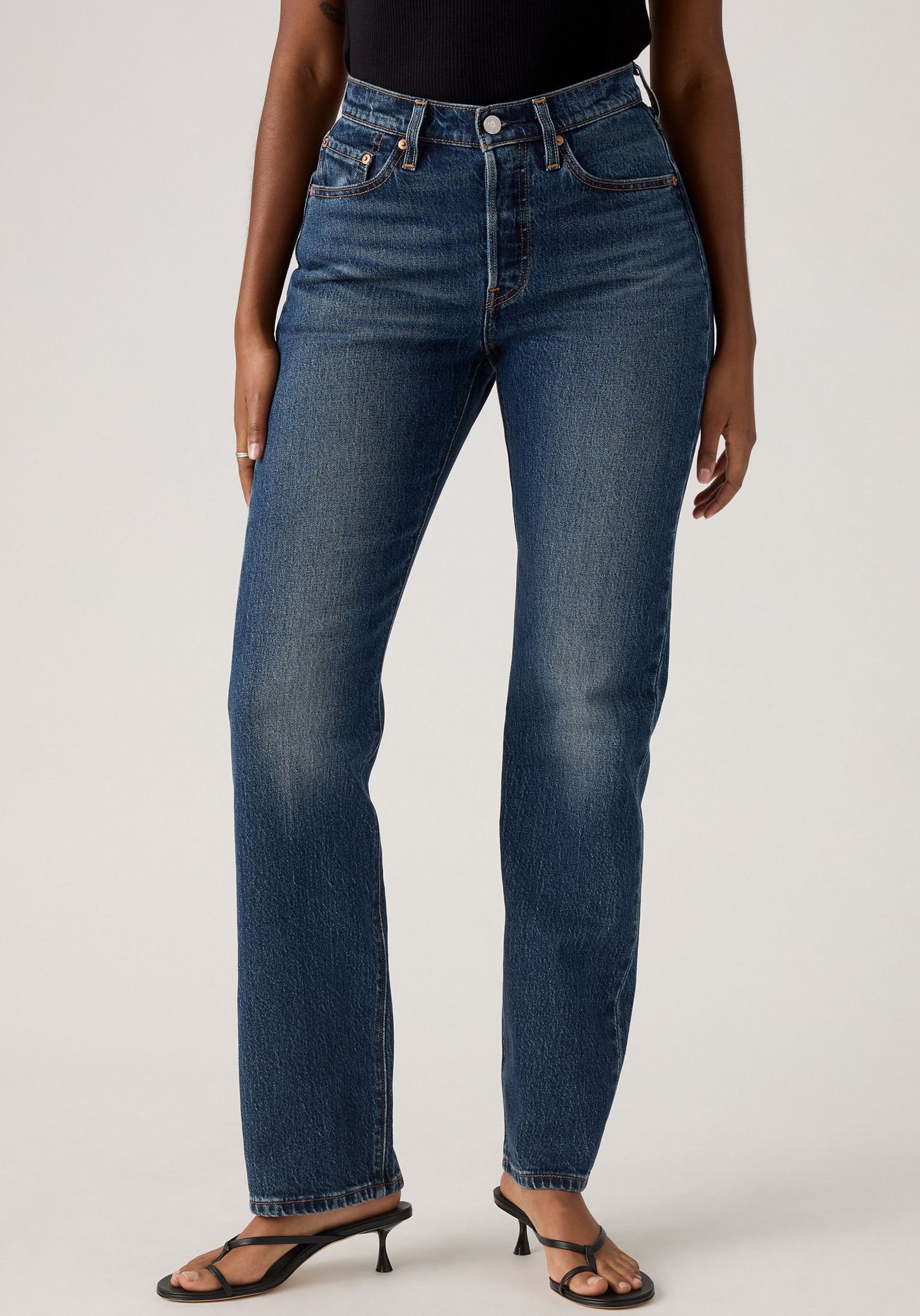 Levi's® Stretch-Jeans »LV Jeans 501 CURVE BLACKS« mit gerader Beinform