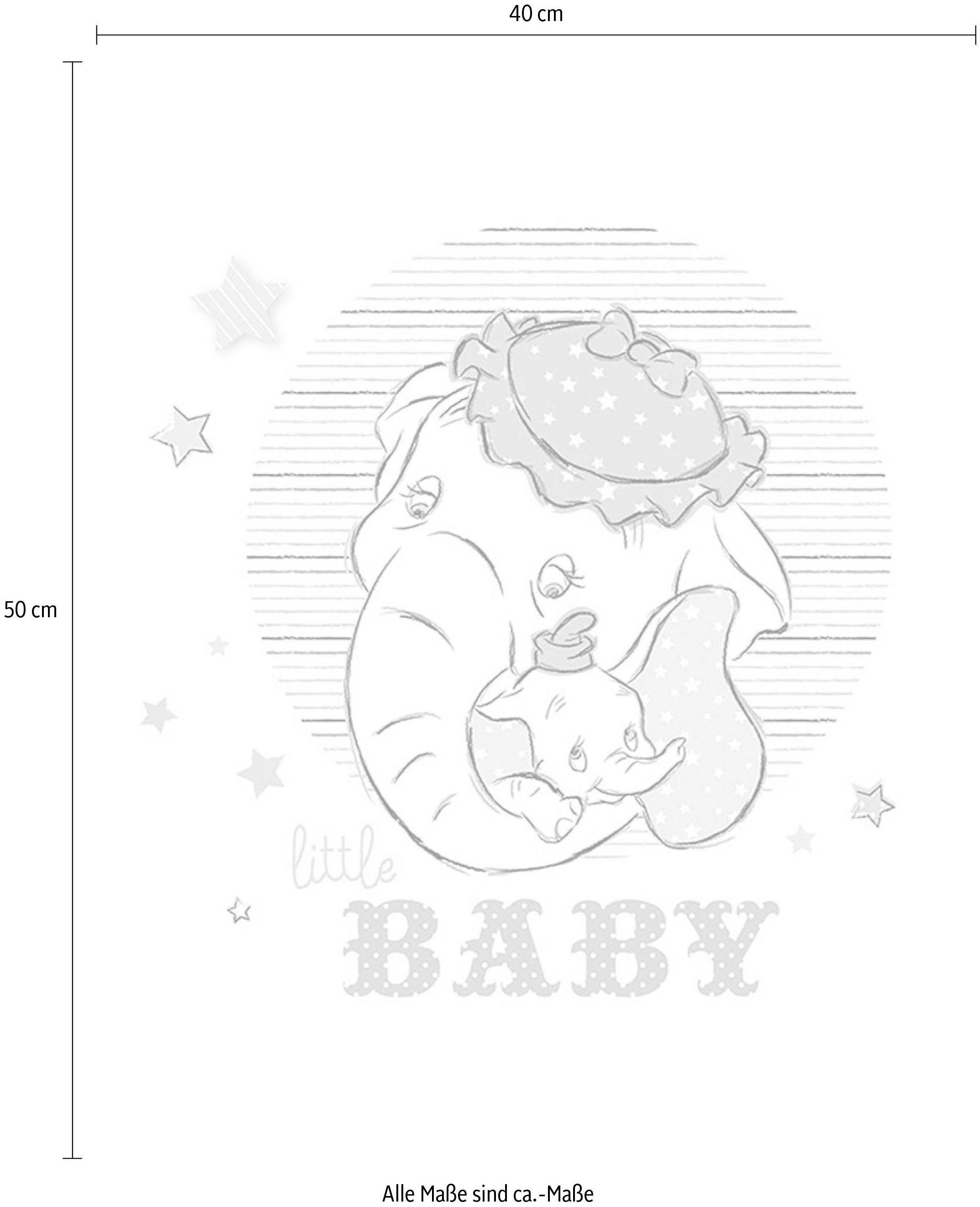 Komar Bild »Dumbo Little Baby«, Disney, (1 St.), Wandbild zur Dekoration im Kinderzimmer - ohne Rahmen