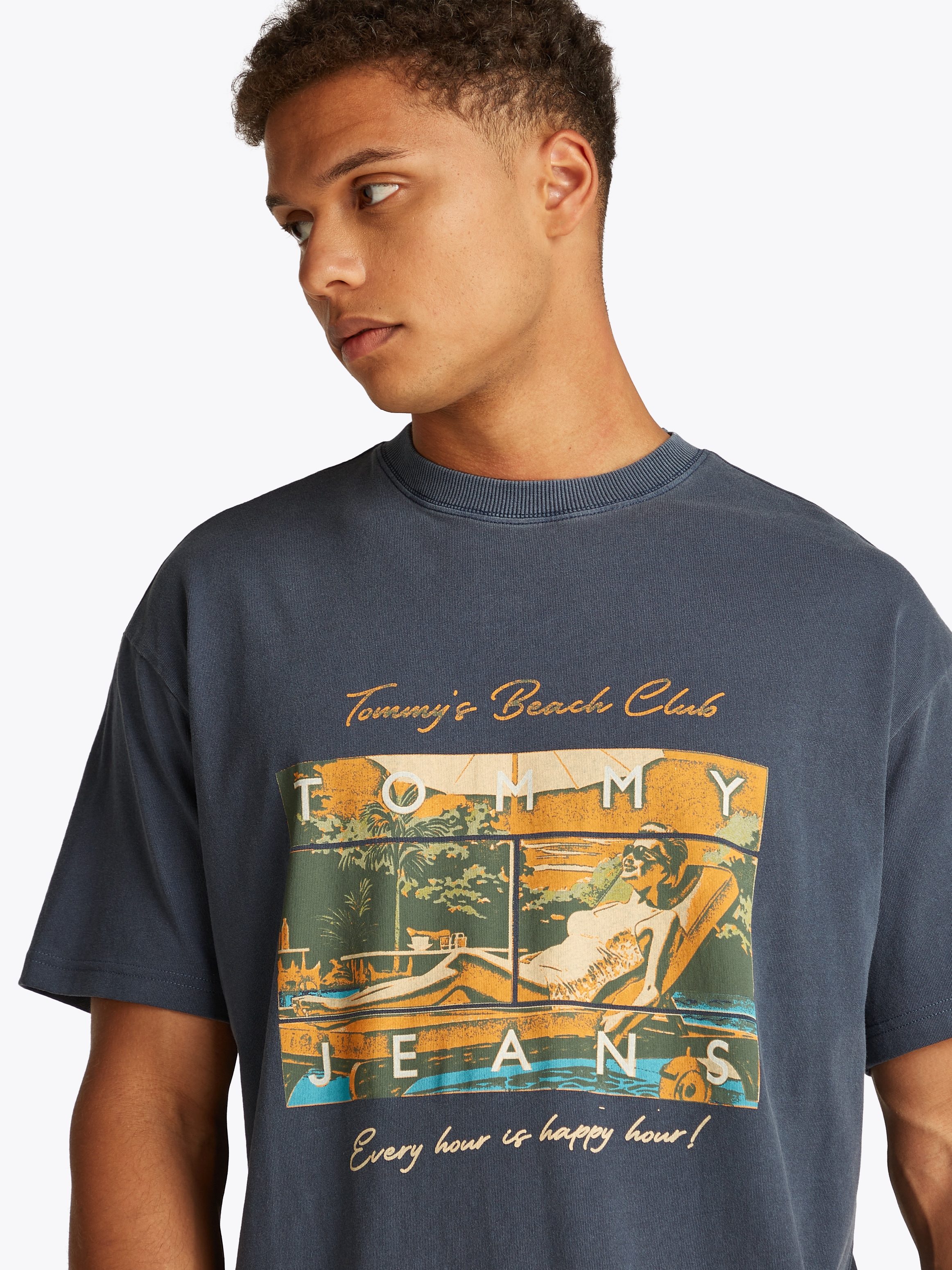 Tommy Jeans T-Shirt »TJM RLX BEACH CLUB GRAPHIC TEE«