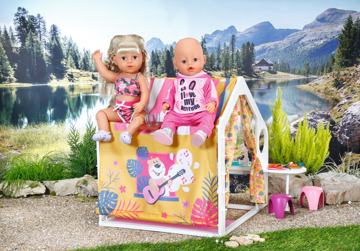 Baby Born Puppenhaus »Weekend Haus«, mit Licht- und Soundeffekten