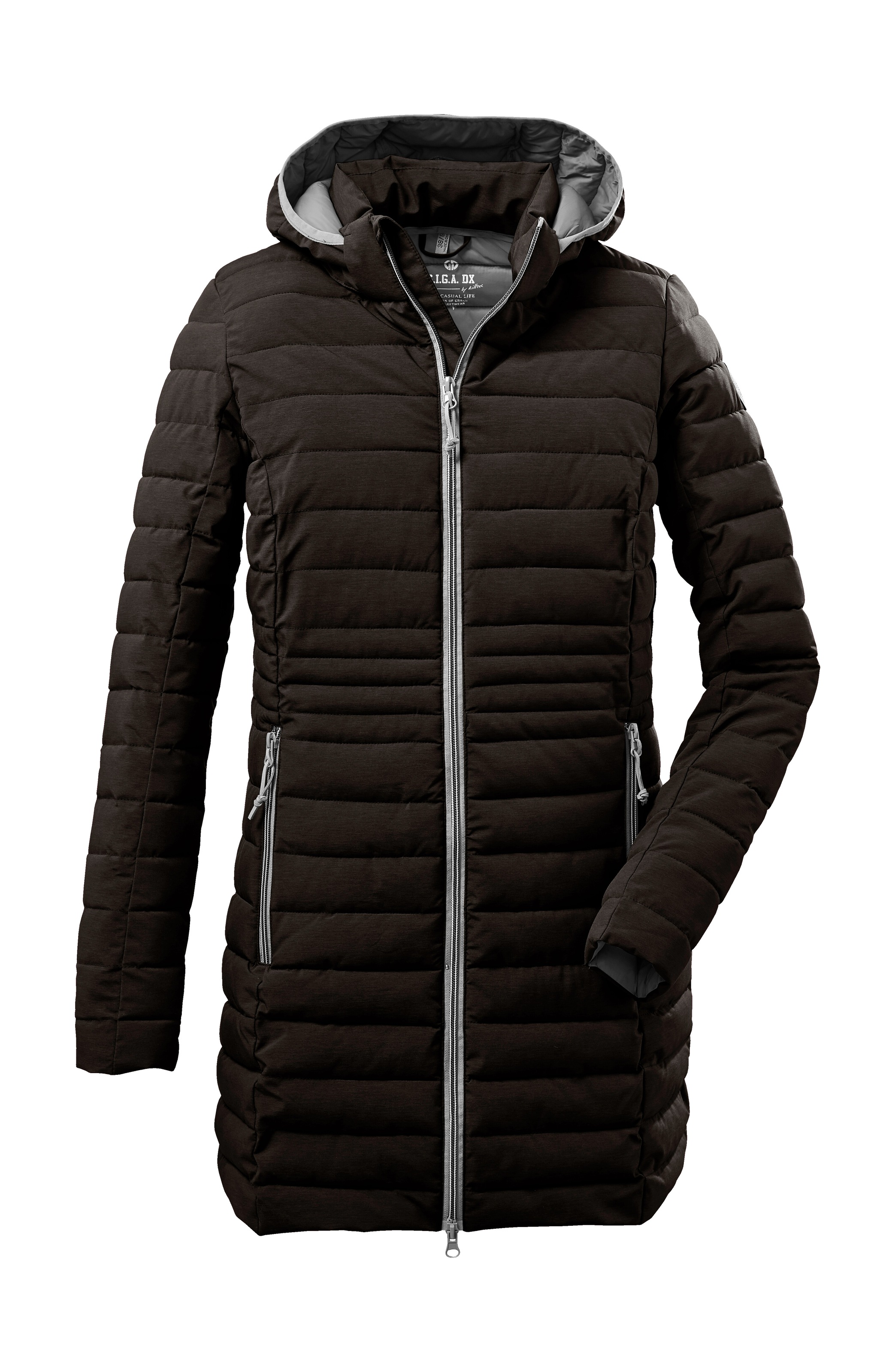 G.I.G.A. DX by killtec Parka »Bacarya« Schmaler, wasserabweisender Damenparka mit abnehmbarer Kapuze