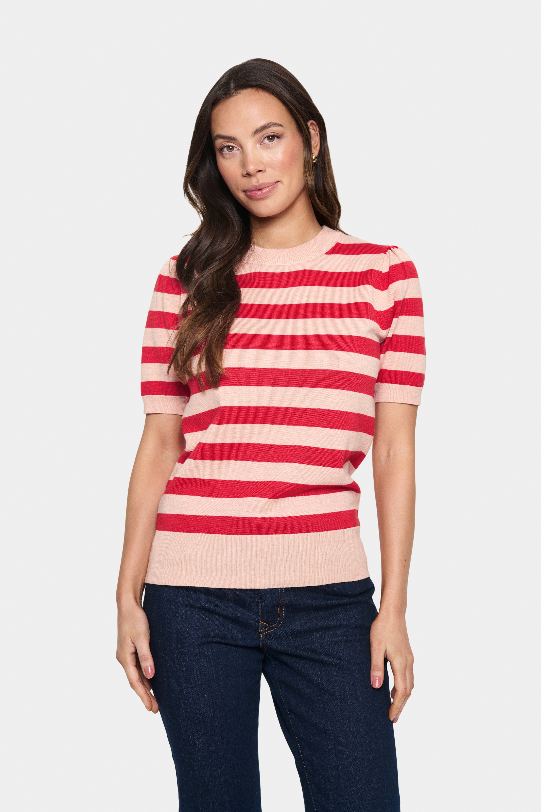 Saint Tropez Strickpullover »MilaSZ SS Block Stripe Pullover«