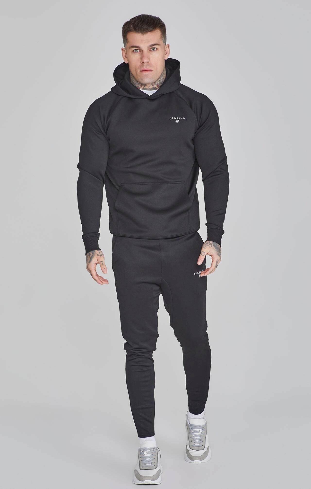 Siksilk Kapuzenpullover »Siksilk Sweatjacken Essentials Poly Hoodie«