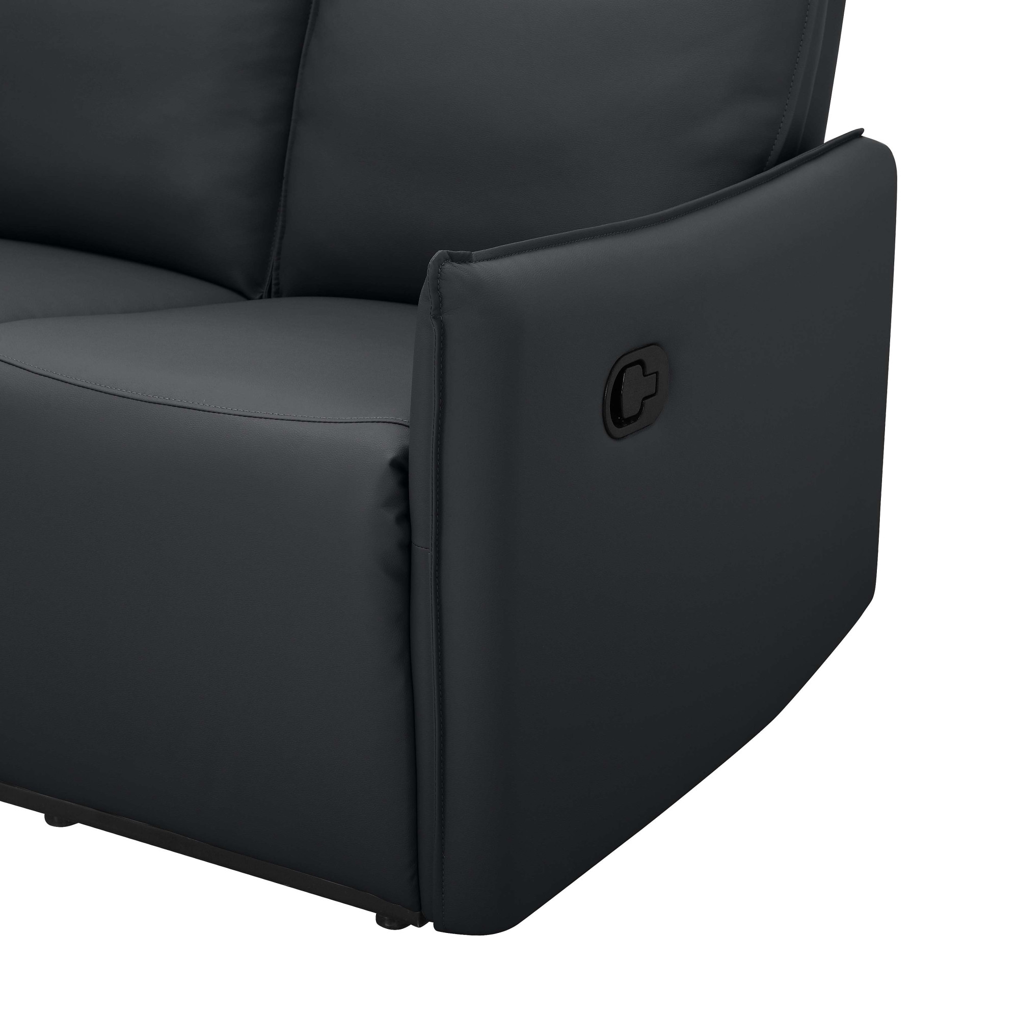 Dorel Home 3-Sitzer »Lugo, Kinosofa mit Reclinerfunktion in Kunstleder und Webstoff«, mit manueller Relaxfunktion in 2 Sitzen