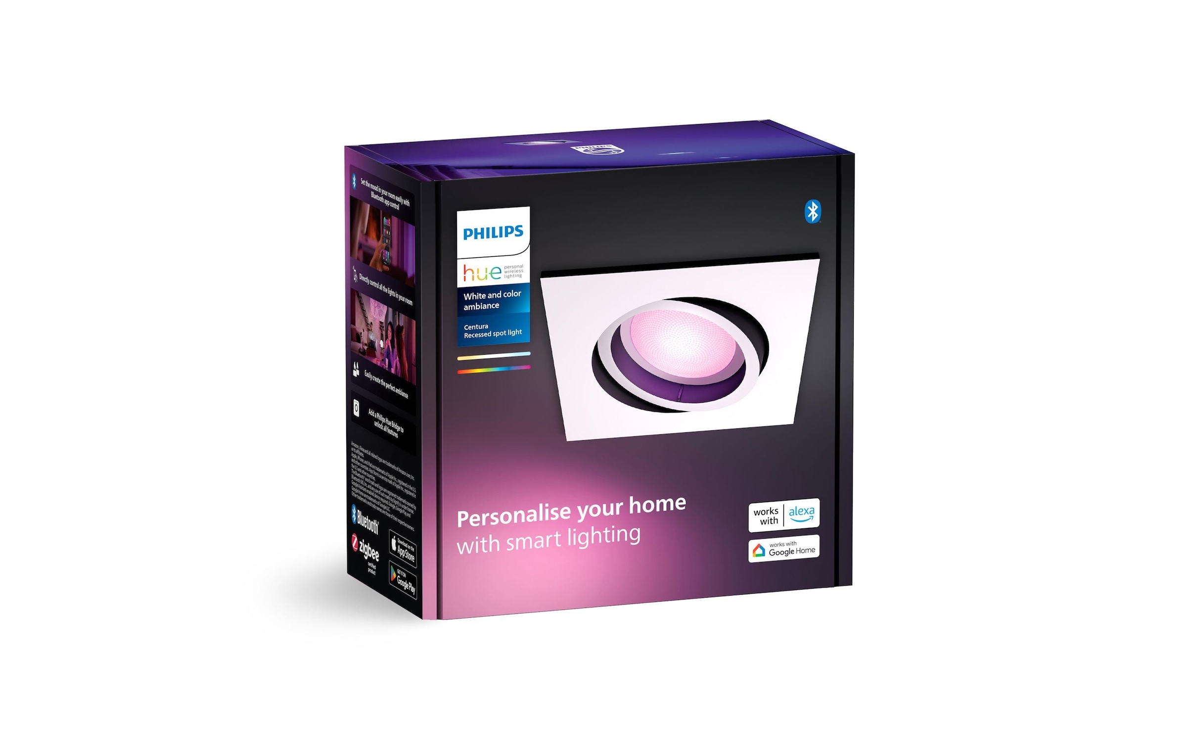 Philips Hue LED Deckenleuchte »Centura Eckig«