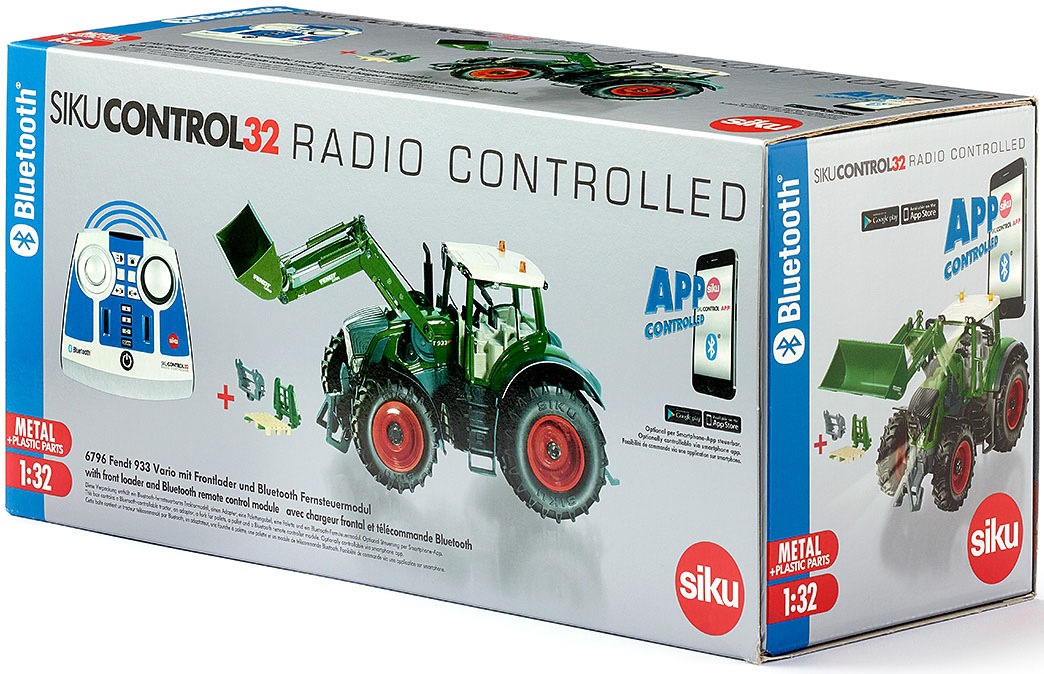 Siku RC-Traktor »SIKU Control, Fendt 933 Vario m. Frontlader (6796)«, 1:32 inkl. Bluetooth App-Steuerung mit Licht